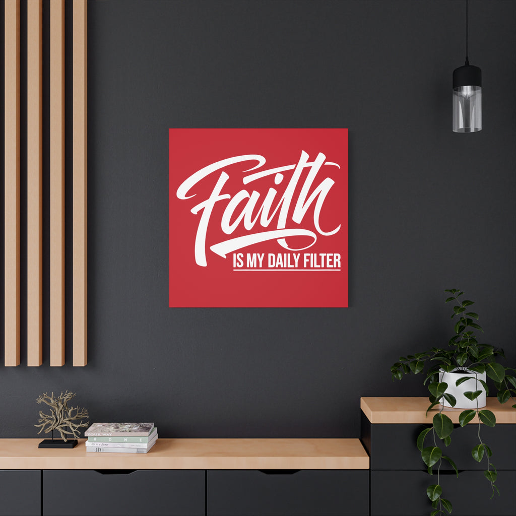 Copy of Inspirational Canvas Wall Art, Faith Quote Decor, Motivational Home Decor, Gray Wall Hanging, Gift for Faith Lovers