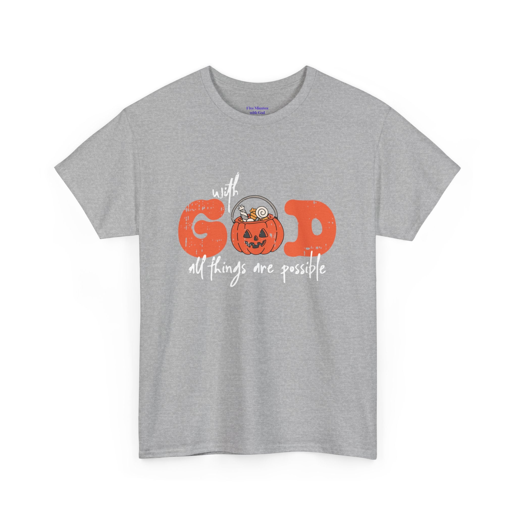 Faith-Inspired Unisex Tee - God All Things Are Possible Shirt