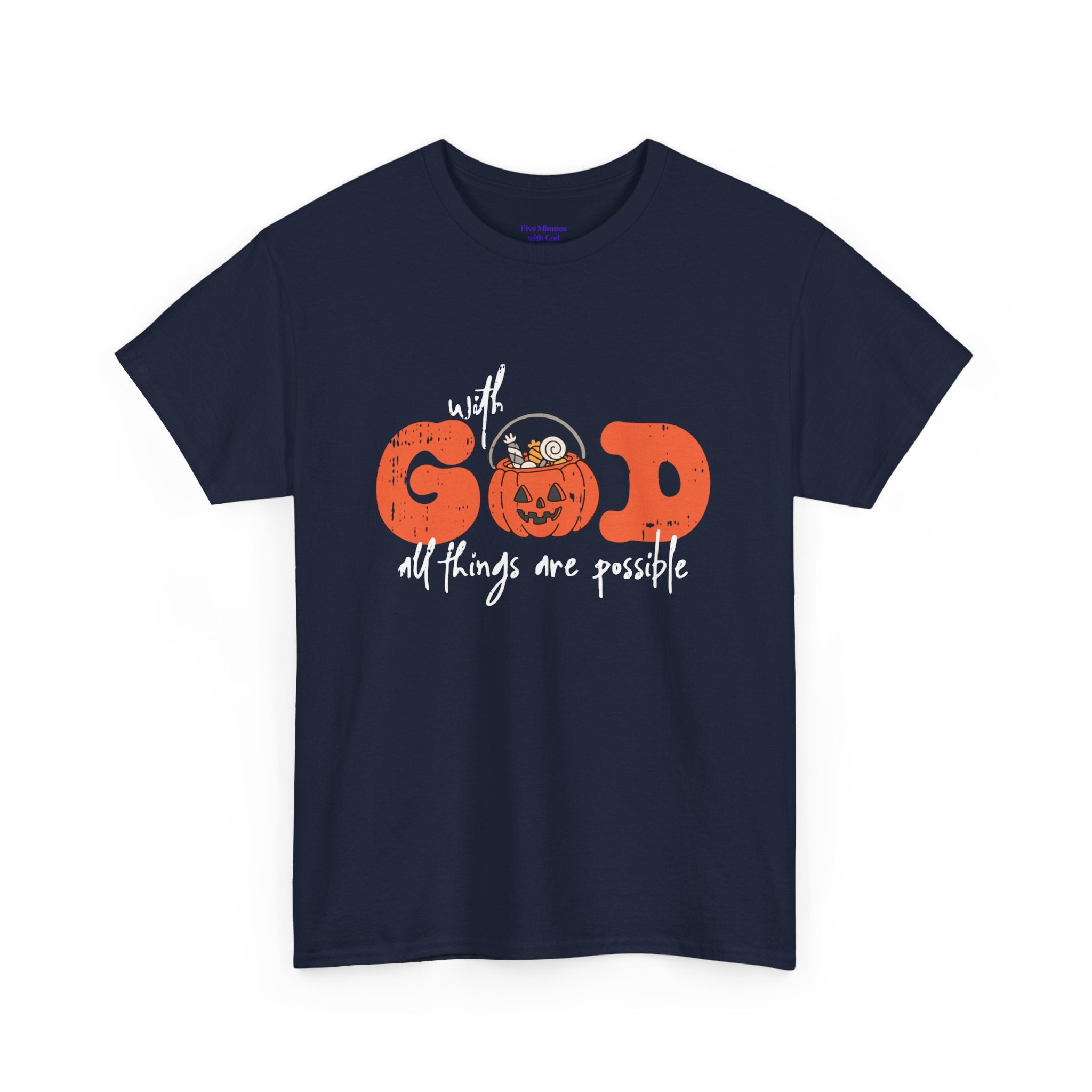 Faith-Inspired Unisex Tee - God All Things Are Possible Shirt
