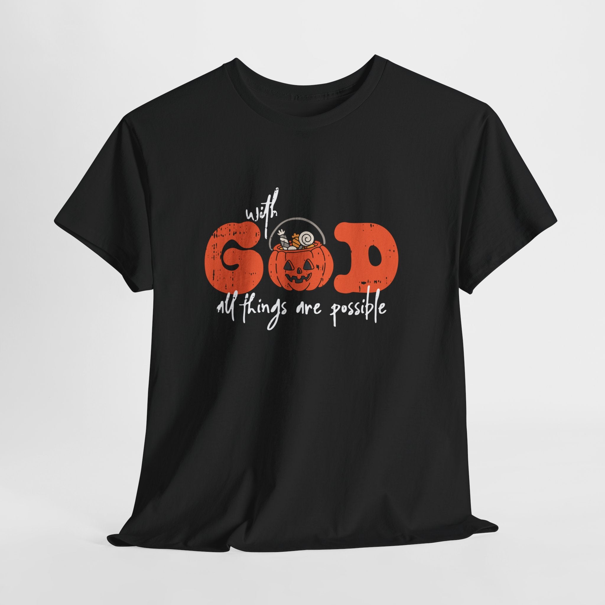 Faith-Inspired Unisex Tee - God All Things Are Possible Shirt