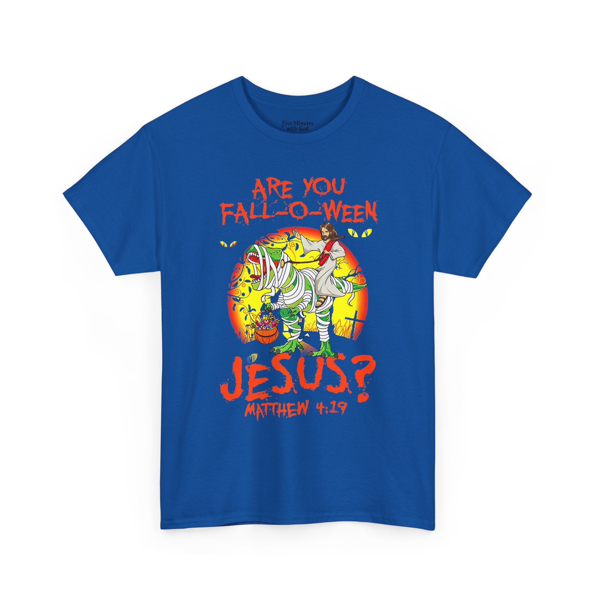 Funny Halloween T-Shirt, Fall Shirt, Christian Tee, Gift for Jesus Lovers, Unique Fall Apparel