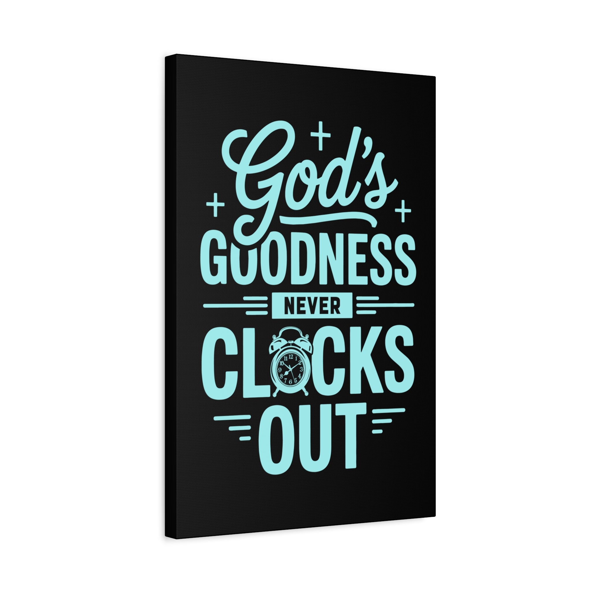 Inspirational Canvas Wall Art, Motivational Decor, Faith-Based Gift, Home Decoration, Religious Wall Art, God's Goodness