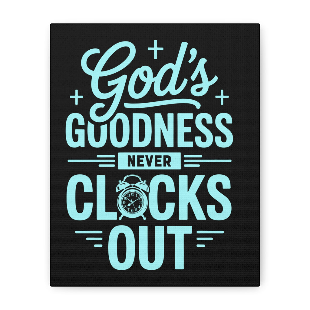 Inspirational Canvas Wall Art, Motivational Decor, Faith-Based Gift, Home Decoration, Religious Wall Art, God's Goodness
