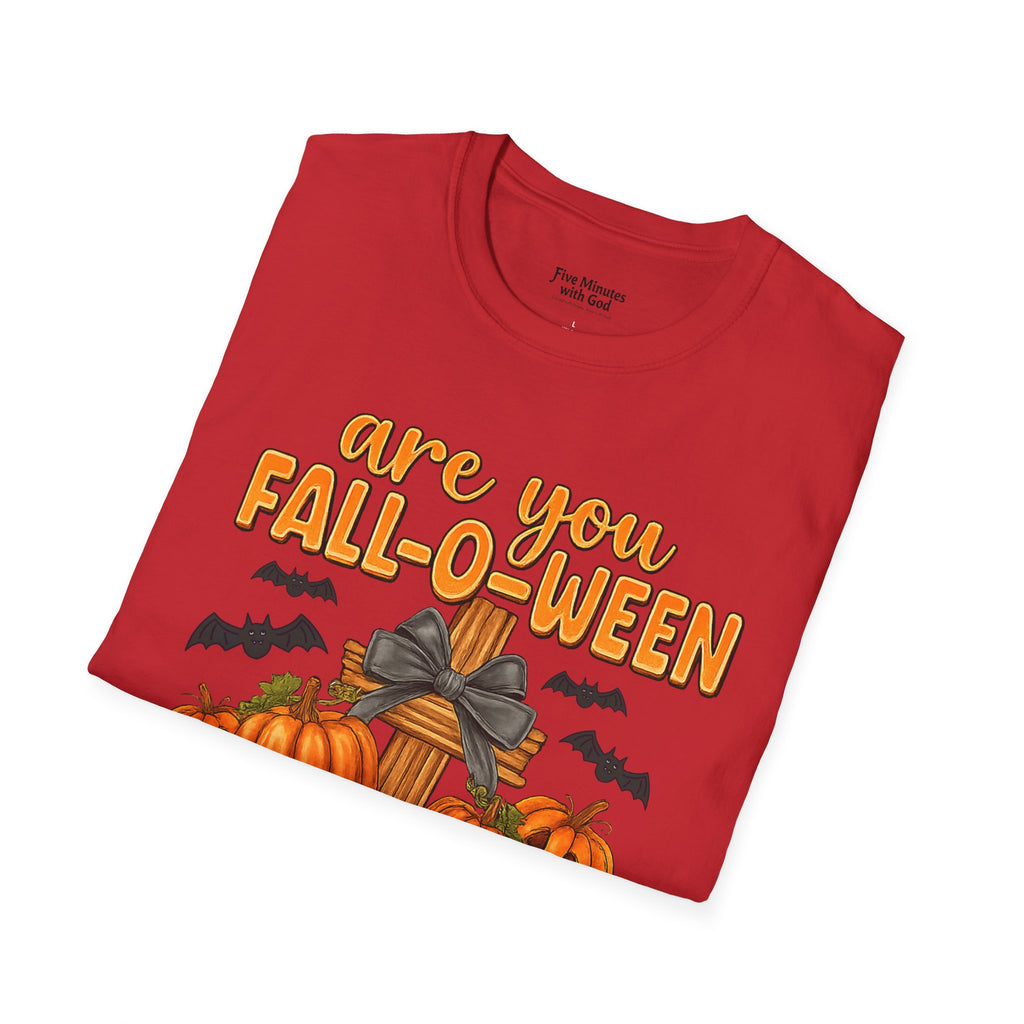 Funny Christian Halloween T-Shirt, Jesus Pumpkin Tee, Unisex Fall Shirt, Autumn Festive Apparel, Holiday Gift Idea