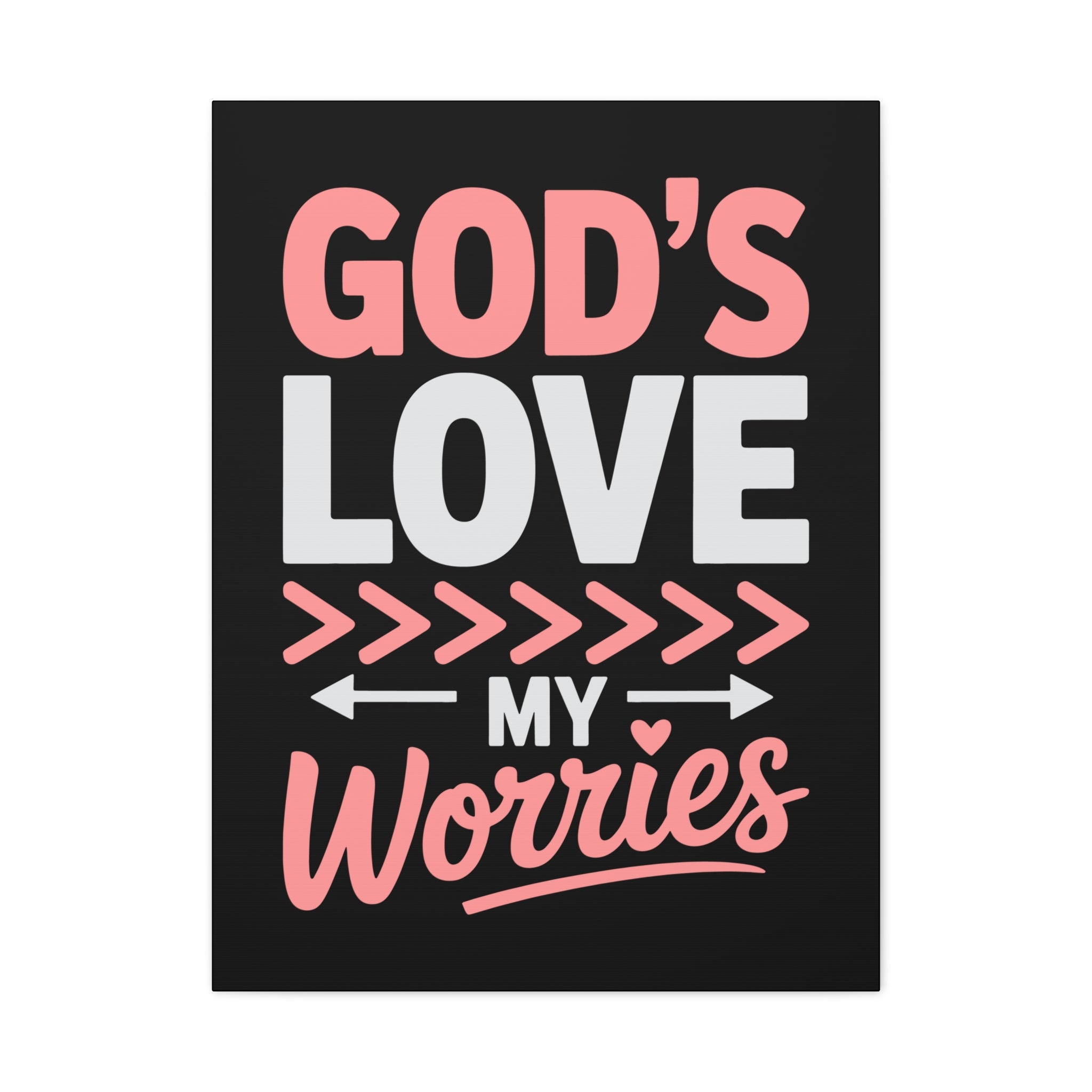 Inspirational Canvas Wall Art, Home Decor, Christian Gift, Motivational Wall Art, Stress Relief Decor, Housewarming Gift