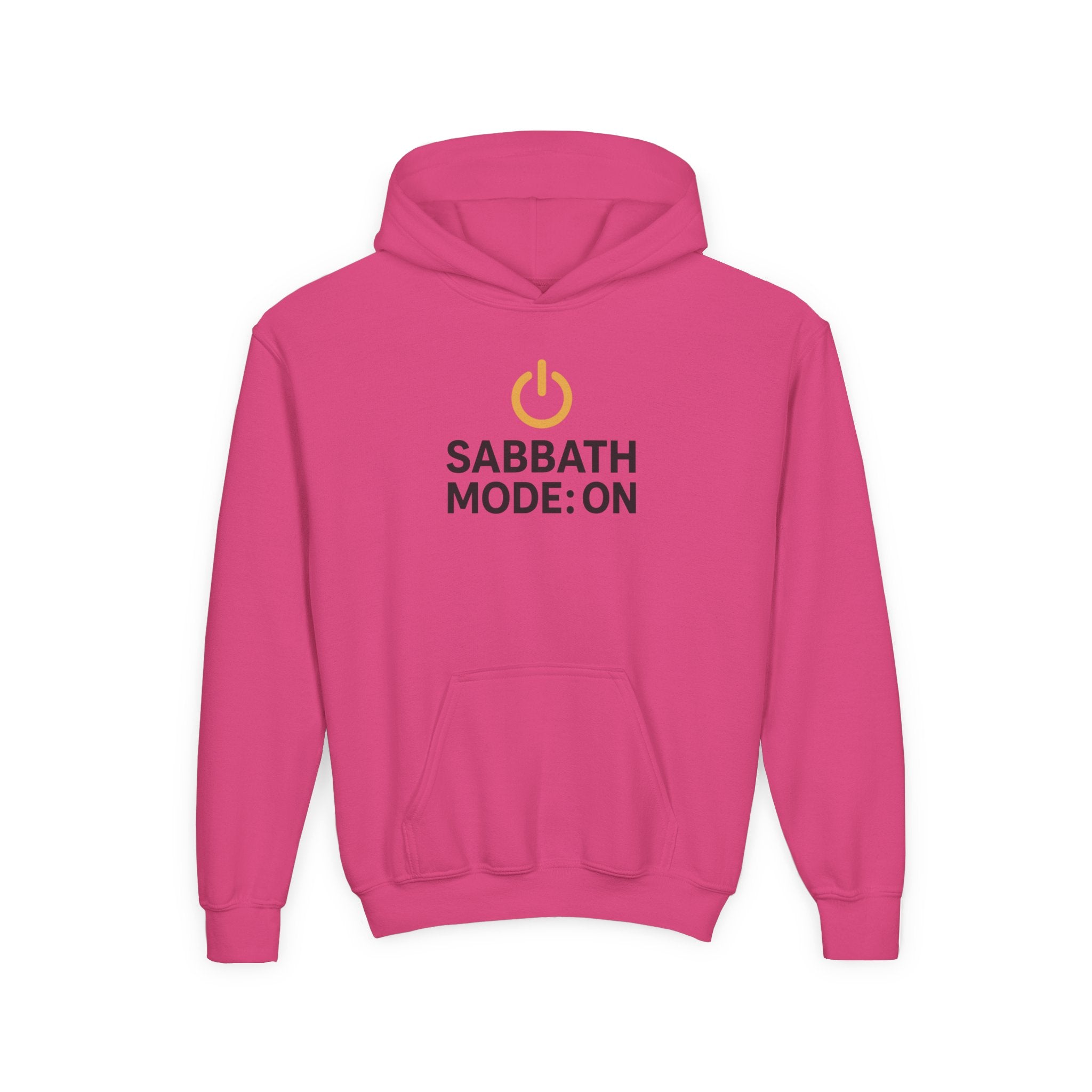 Sabbath Mode Youth Hoodie, Comfortable Hooded Sweatshirt for Kids, Perfect for Religious Observances, Christian Gift, Sunday Wear