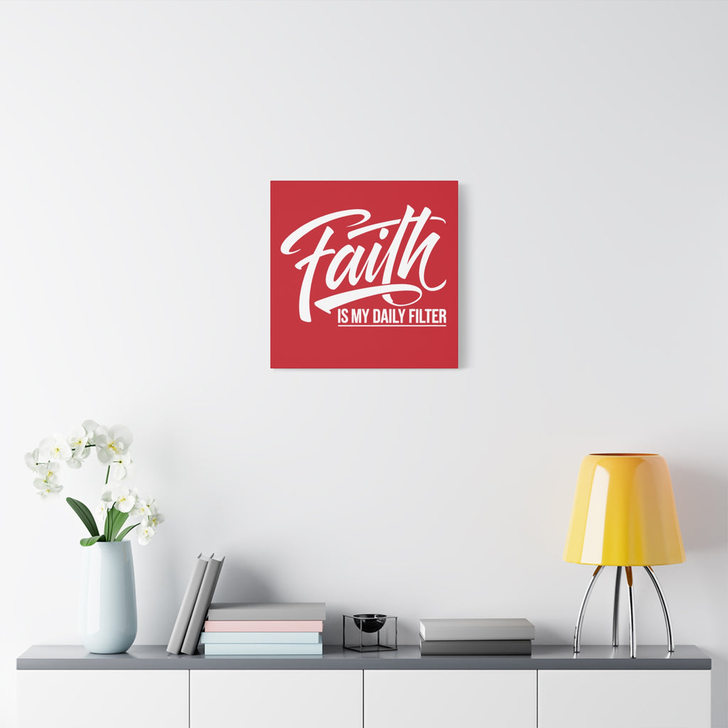Copy of Inspirational Canvas Wall Art, Faith Quote Decor, Motivational Home Decor, Gray Wall Hanging, Gift for Faith Lovers
