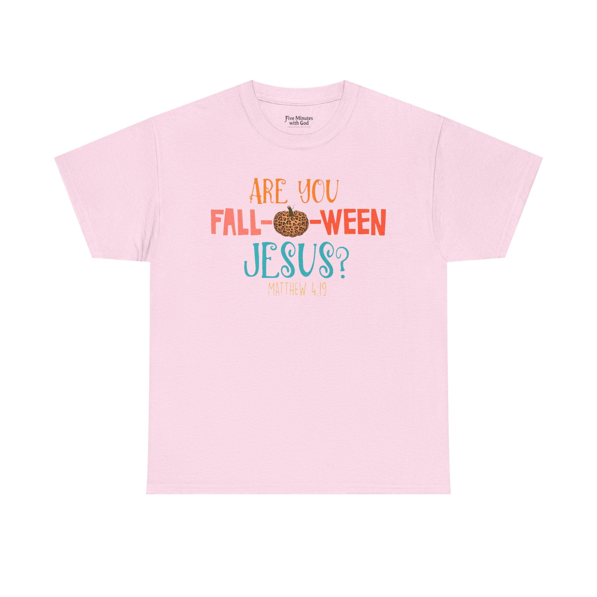 Unisex Fall-Themed T-Shirt: Are You Fall-o-Ween Jesus?, Halloween Apparel, Cozy Autumn Top, Fun Family Tee, Seasonal Gift
