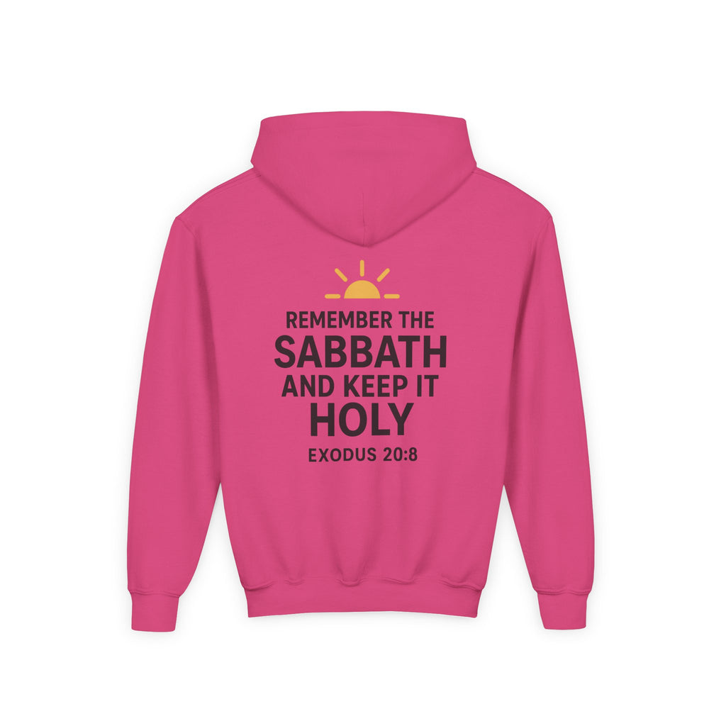 Sabbath Mode Youth Hoodie, Comfortable Hooded Sweatshirt for Kids, Perfect for Religious Observances, Christian Gift, Sunday Wear