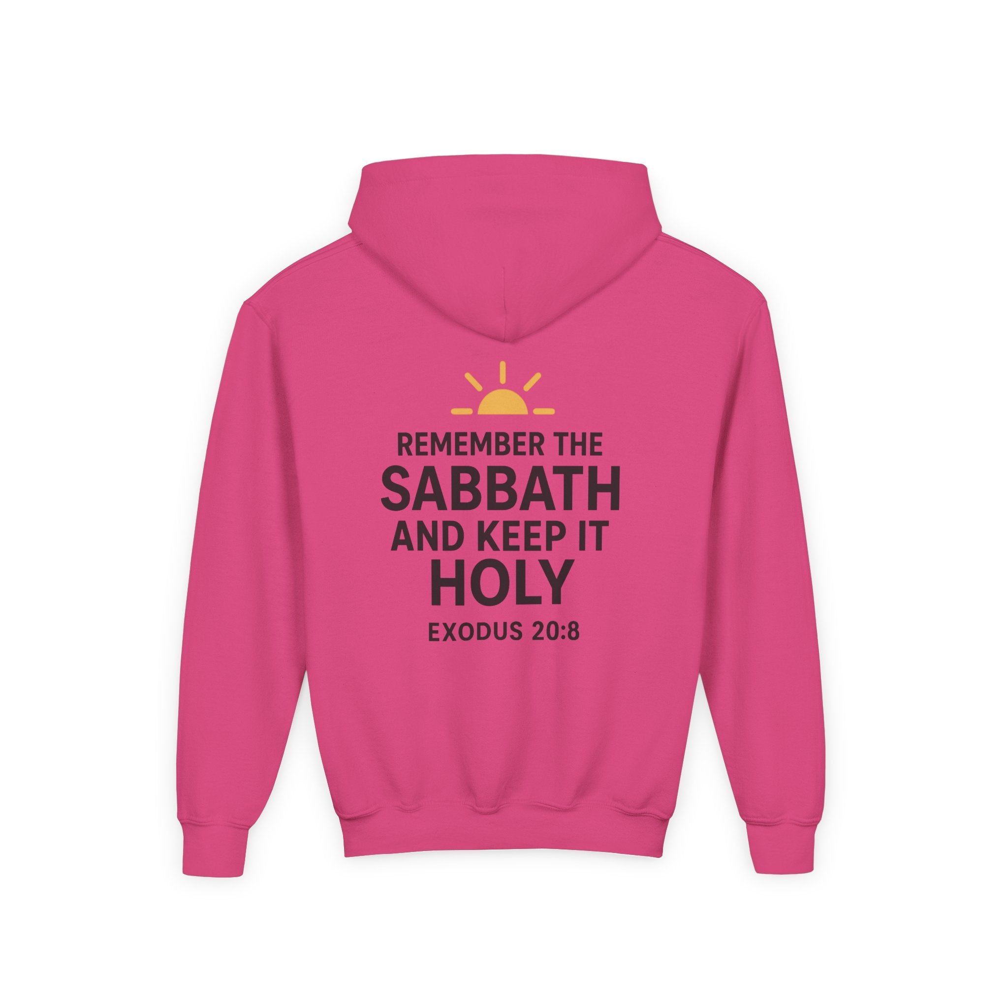 Sabbath Mode Youth Hoodie, Comfortable Hooded Sweatshirt for Kids, Perfect for Religious Observances, Christian Gift, Sunday Wear