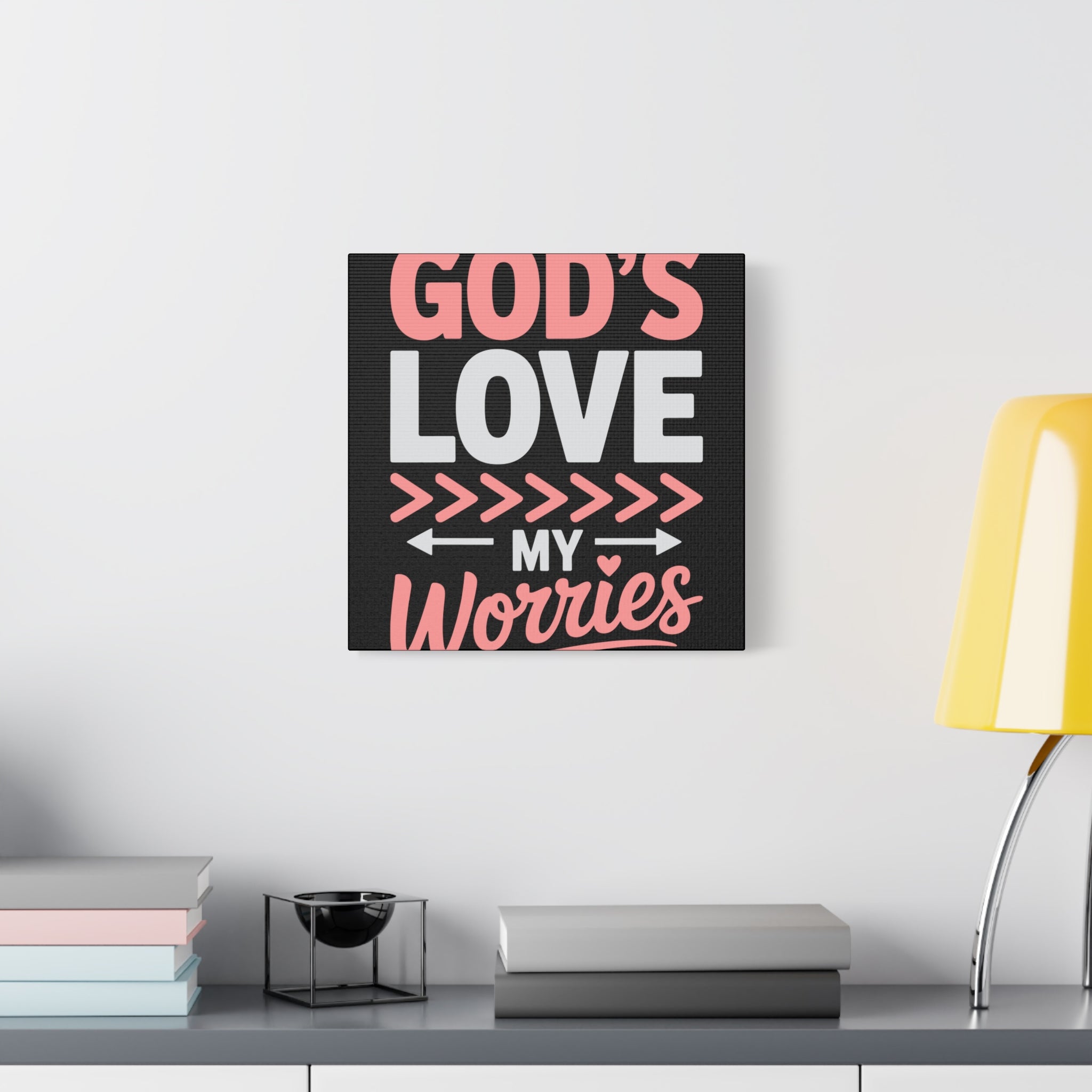 Inspirational Canvas Wall Art, Home Decor, Christian Gift, Motivational Wall Art, Stress Relief Decor, Housewarming Gift