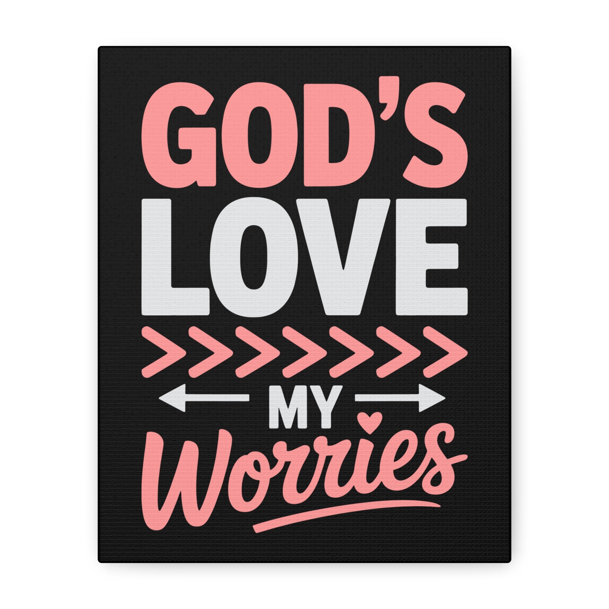 Inspirational Canvas Wall Art, Home Decor, Christian Gift, Motivational Wall Art, Stress Relief Decor, Housewarming Gift