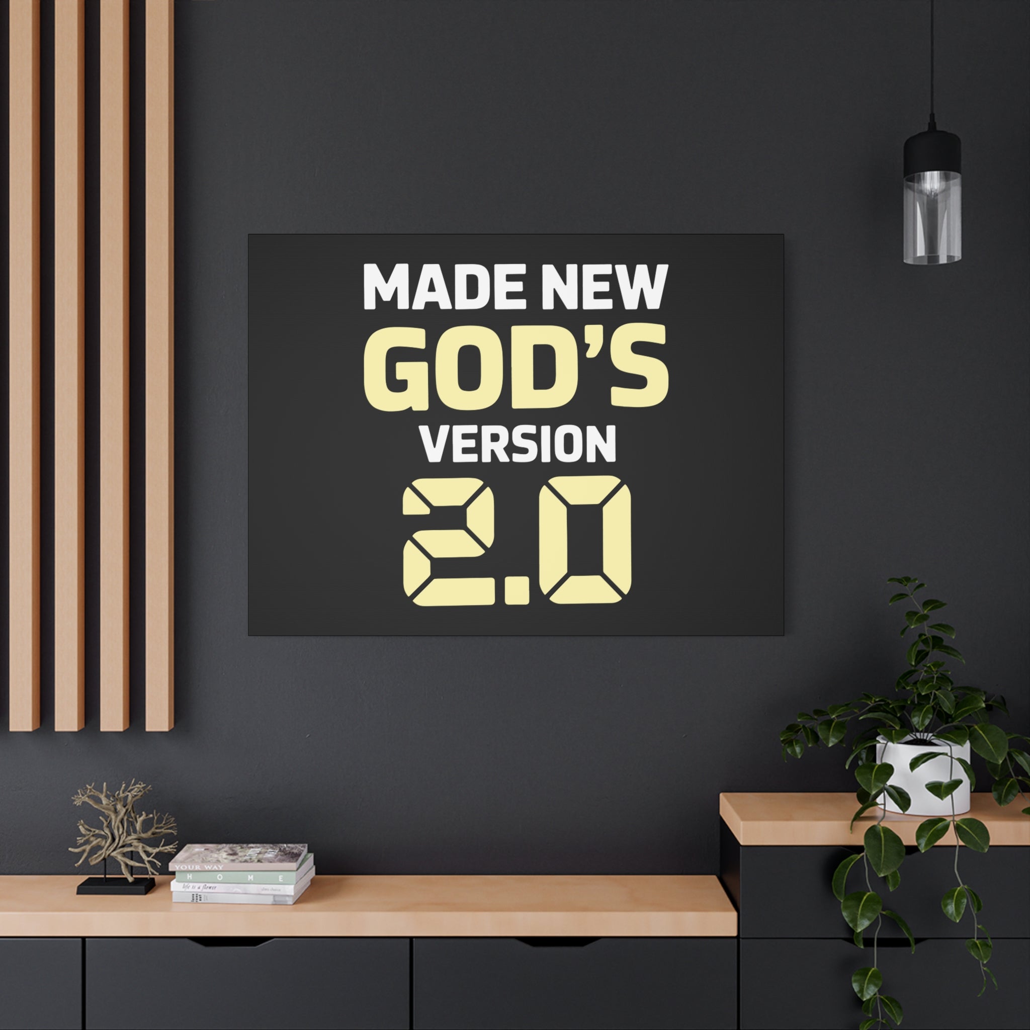 Inspirational Wall Art Canvas, Faith Decor, Home Decoration, Uplifting Gift, Christian Home, Motivational Room