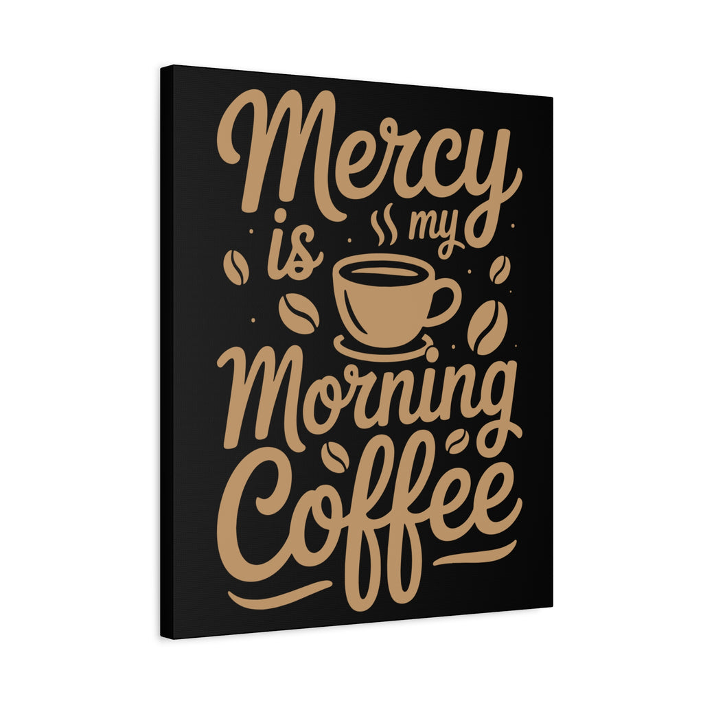 Coffee-Themed Canvas Art Print, Wall Decor for Coffee Lovers, Inspirational Home Decoration, Gift for Friends and Family