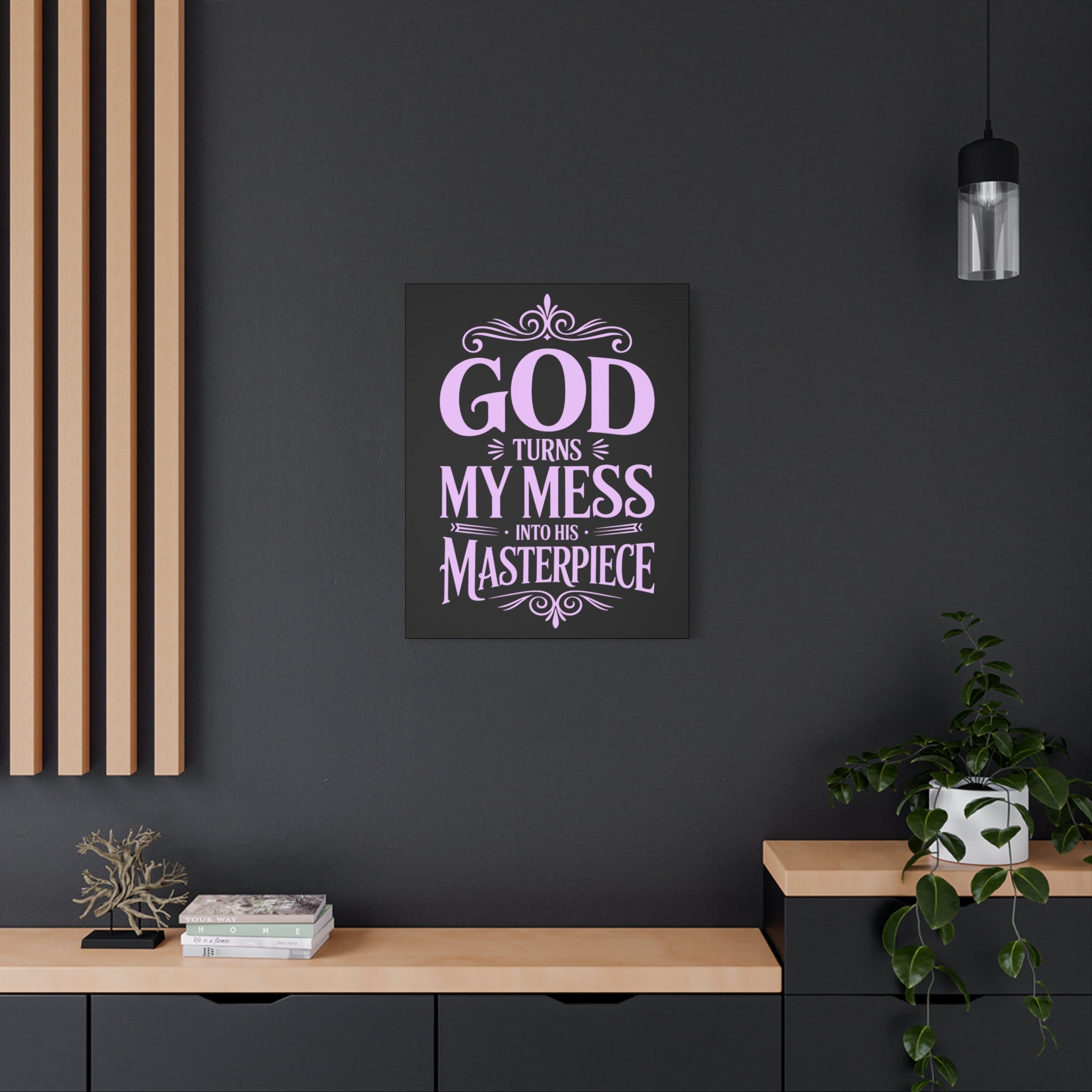 Inspirational Canvas Wall Art, Home Decor, Christian Gift, Motivational Wall Art, Faith-Based Decoration, Room Aesthetic, Gift for Her