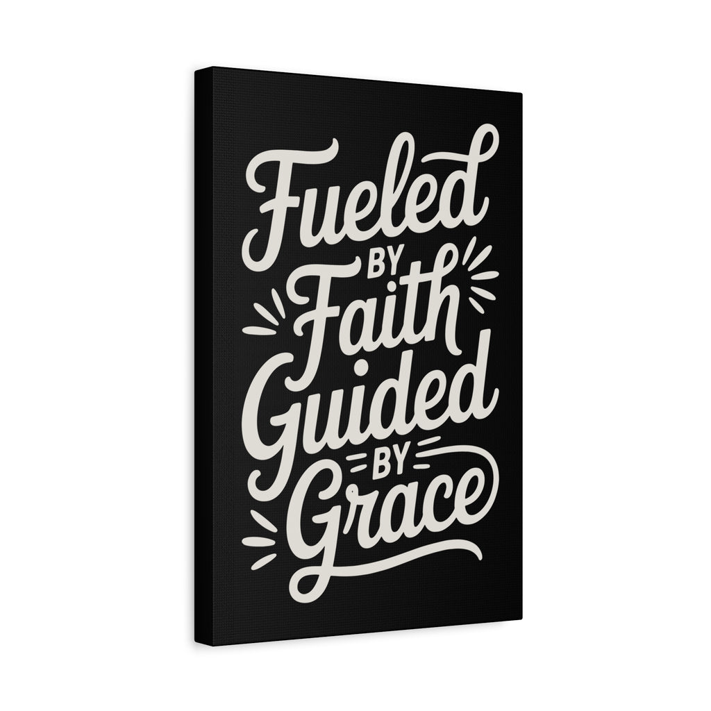 Stretched Canvas Art, Motivational Wall Decor, Home Inspirational Art, Faith-Based Decor, Gift for Faith Lovers