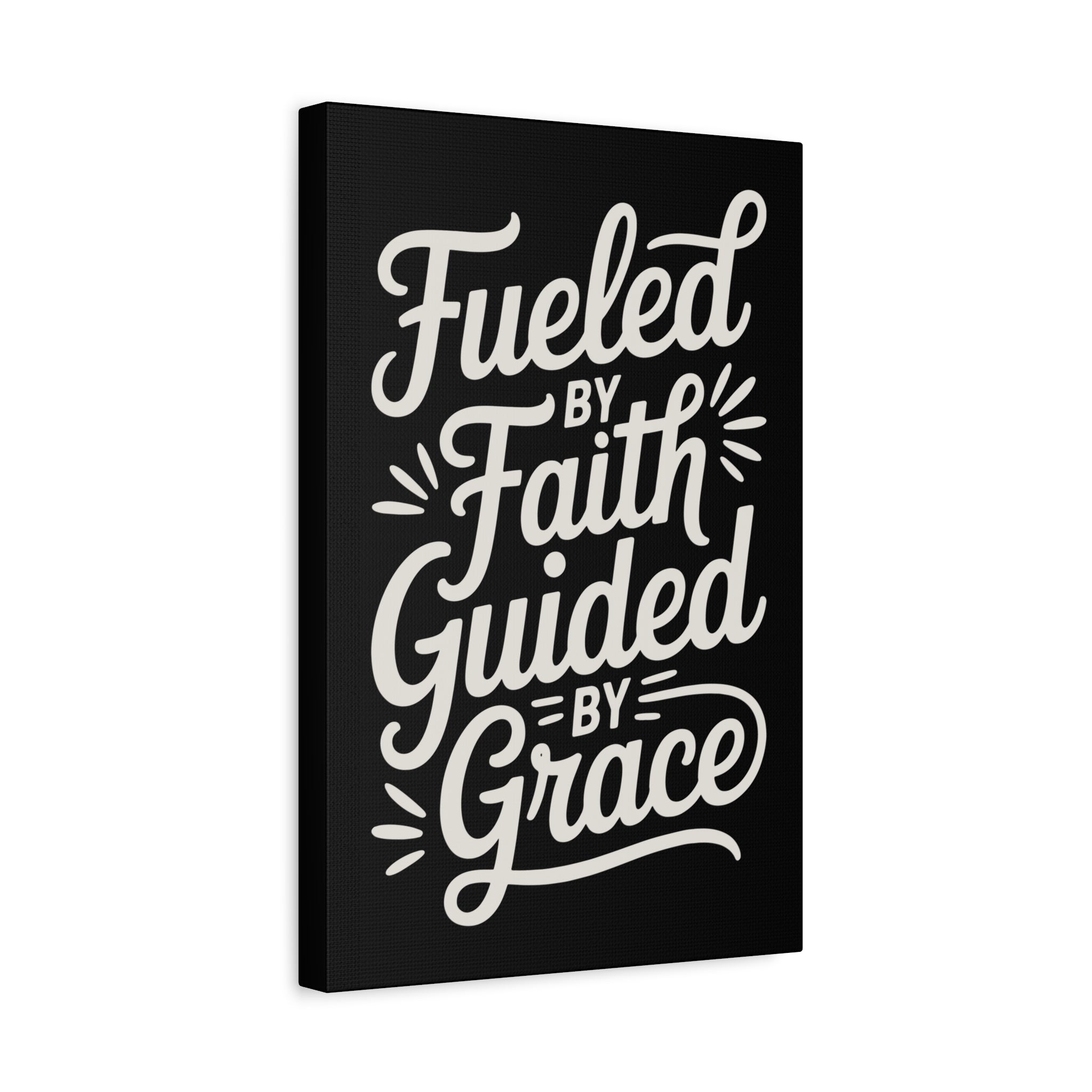 Stretched Canvas Art, Motivational Wall Decor, Home Inspirational Art, Faith-Based Decor, Gift for Faith Lovers