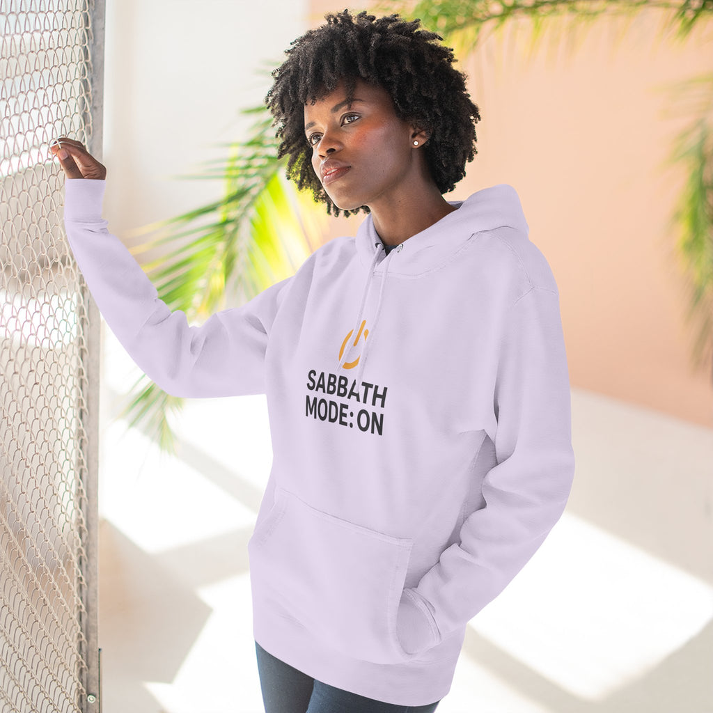 Sabbath Mode Fleece Hoodie | Faith Apparel, Religious Gift, Comfortable Hoodie, Cozy Wear, Spiritual Fashion