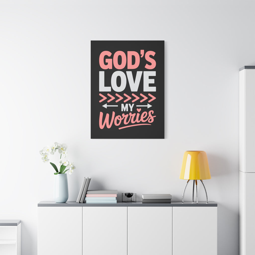 Inspirational Canvas Wall Art, Home Decor, Christian Gift, Motivational Wall Art, Stress Relief Decor, Housewarming Gift