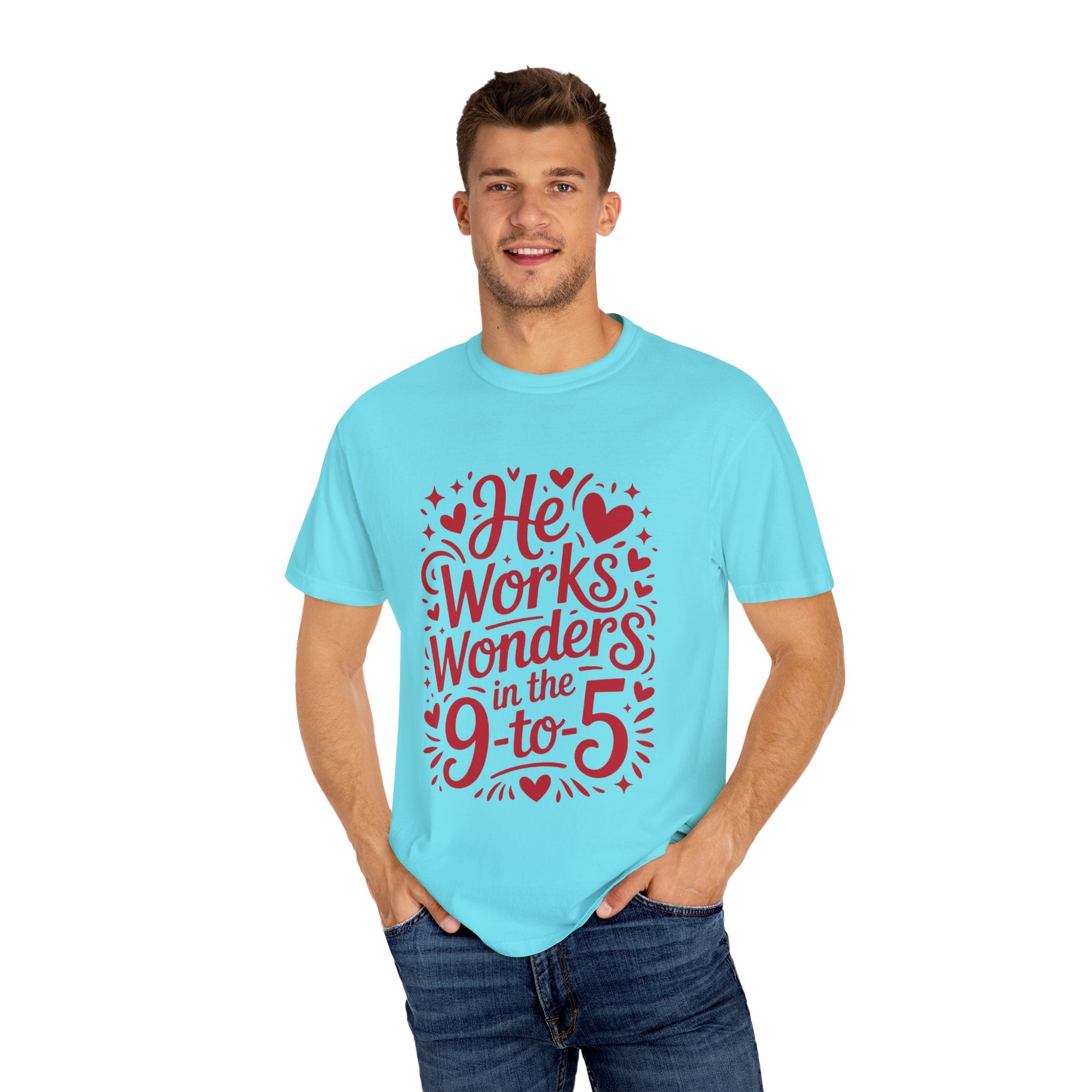 He Works Wonders Motivational Tee