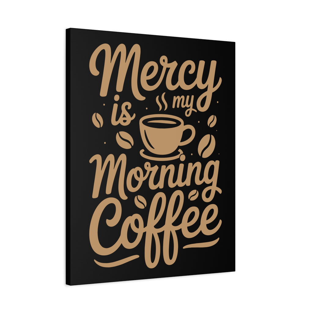 Coffee-Themed Canvas Art Print, Wall Decor for Coffee Lovers, Inspirational Home Decoration, Gift for Friends and Family