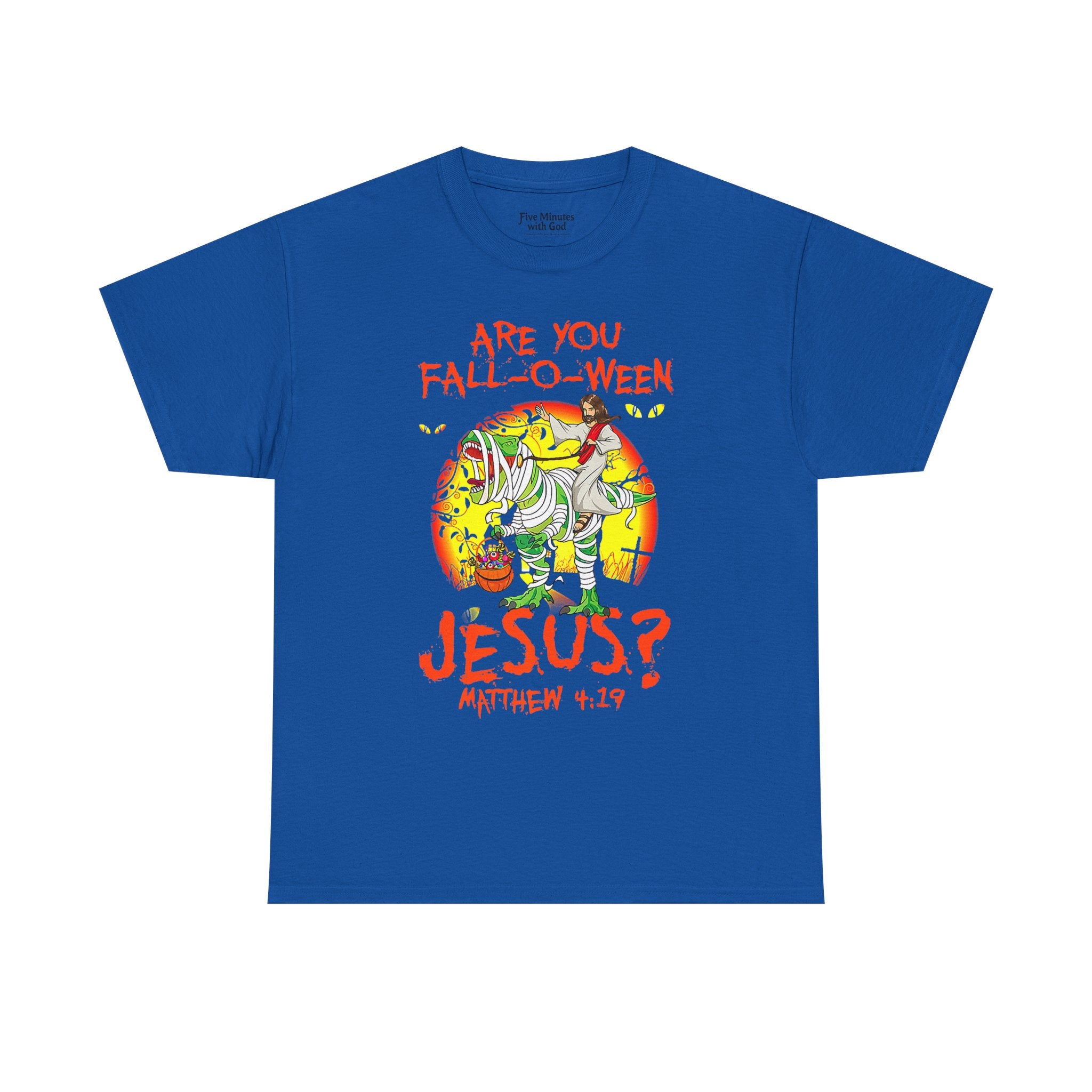 Funny Halloween T-Shirt, Fall Shirt, Christian Tee, Gift for Jesus Lovers, Unique Fall Apparel