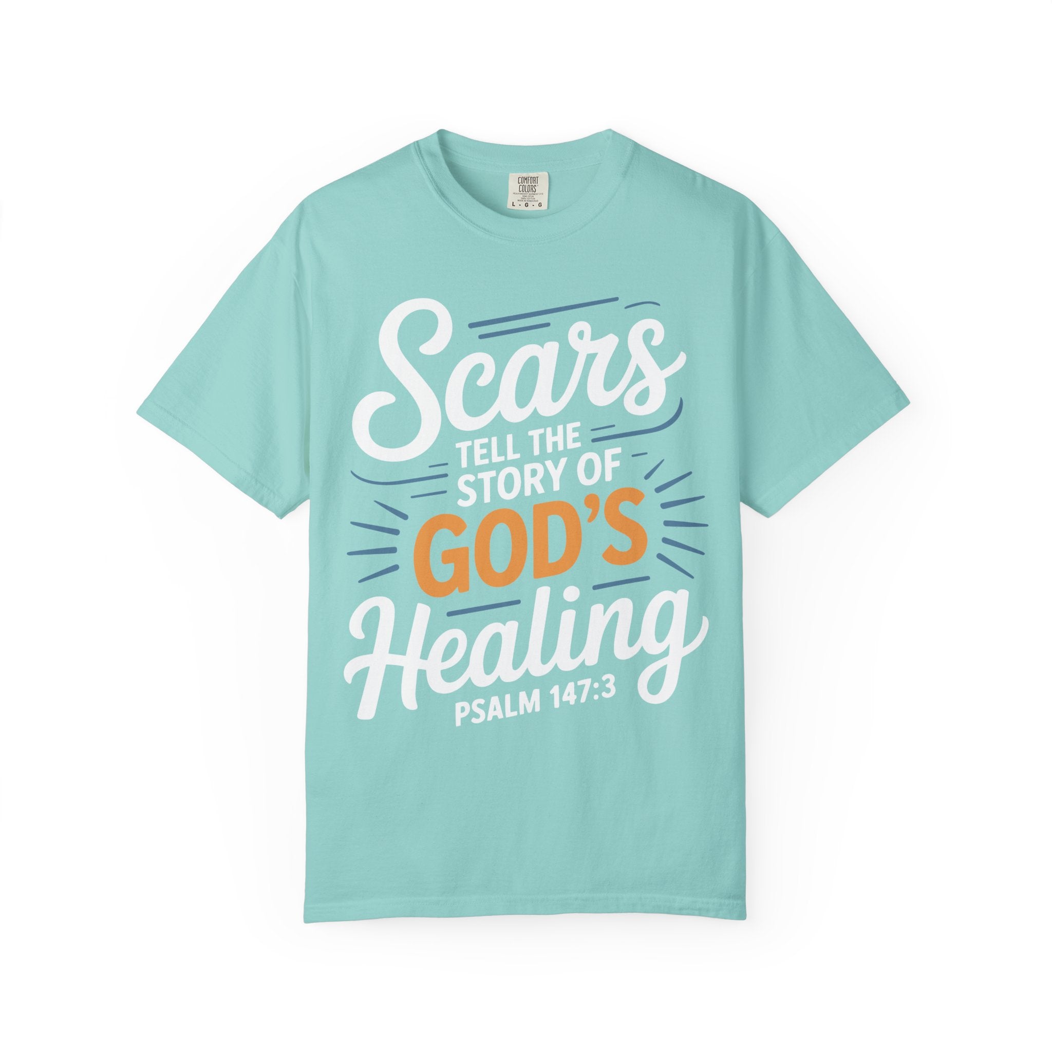 Healing Message Unisex T-Shirt - Scars Tell the Story of God's Healing