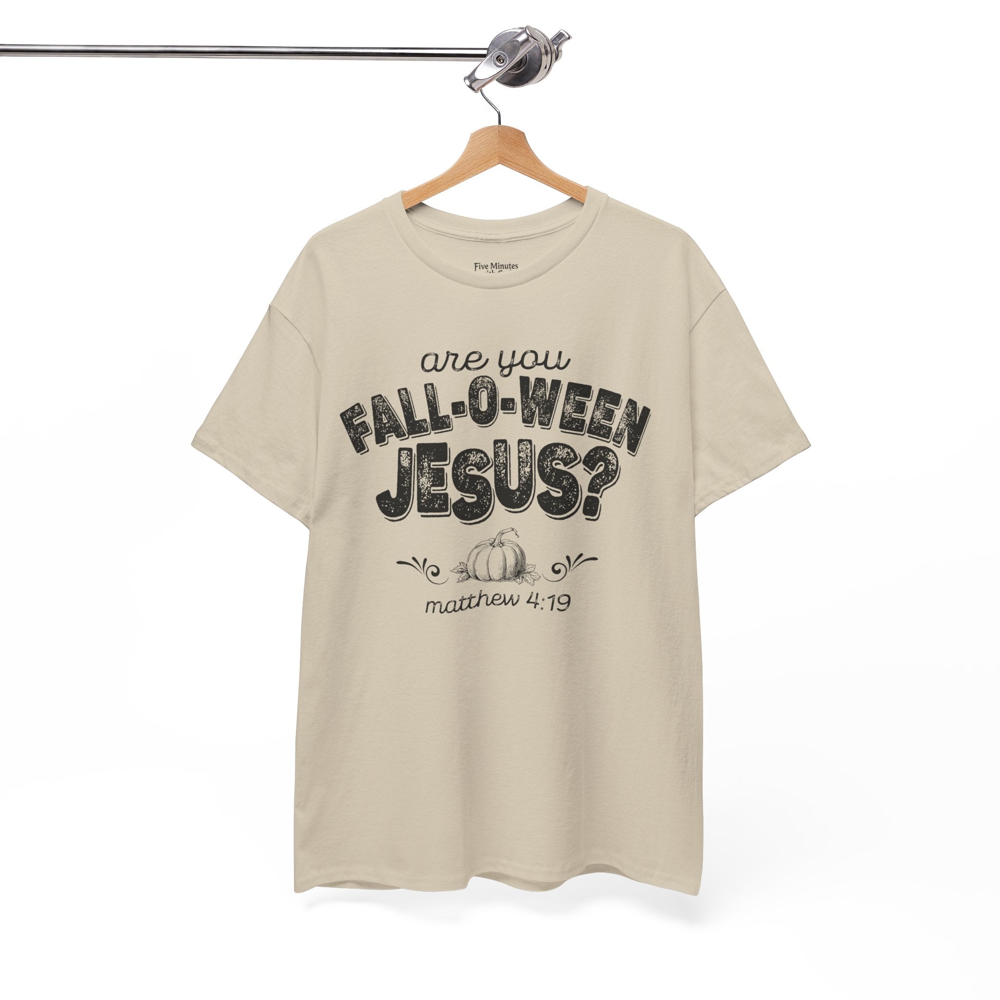 Fall-Themed Tee, Are You Fall-O-Ween Jesus, Unisex Cotton Shirt, Funny Fall Apparel, Halloween T-Shirt, Thanksgiving Gift Ideas