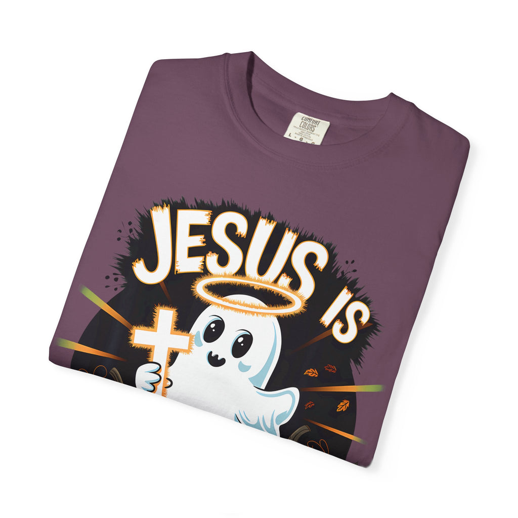 Halloween T-Shirt, Jesus is My Boo Tee, Unisex Ghost Shirt, Fall Apparel, Christian Halloween Gift