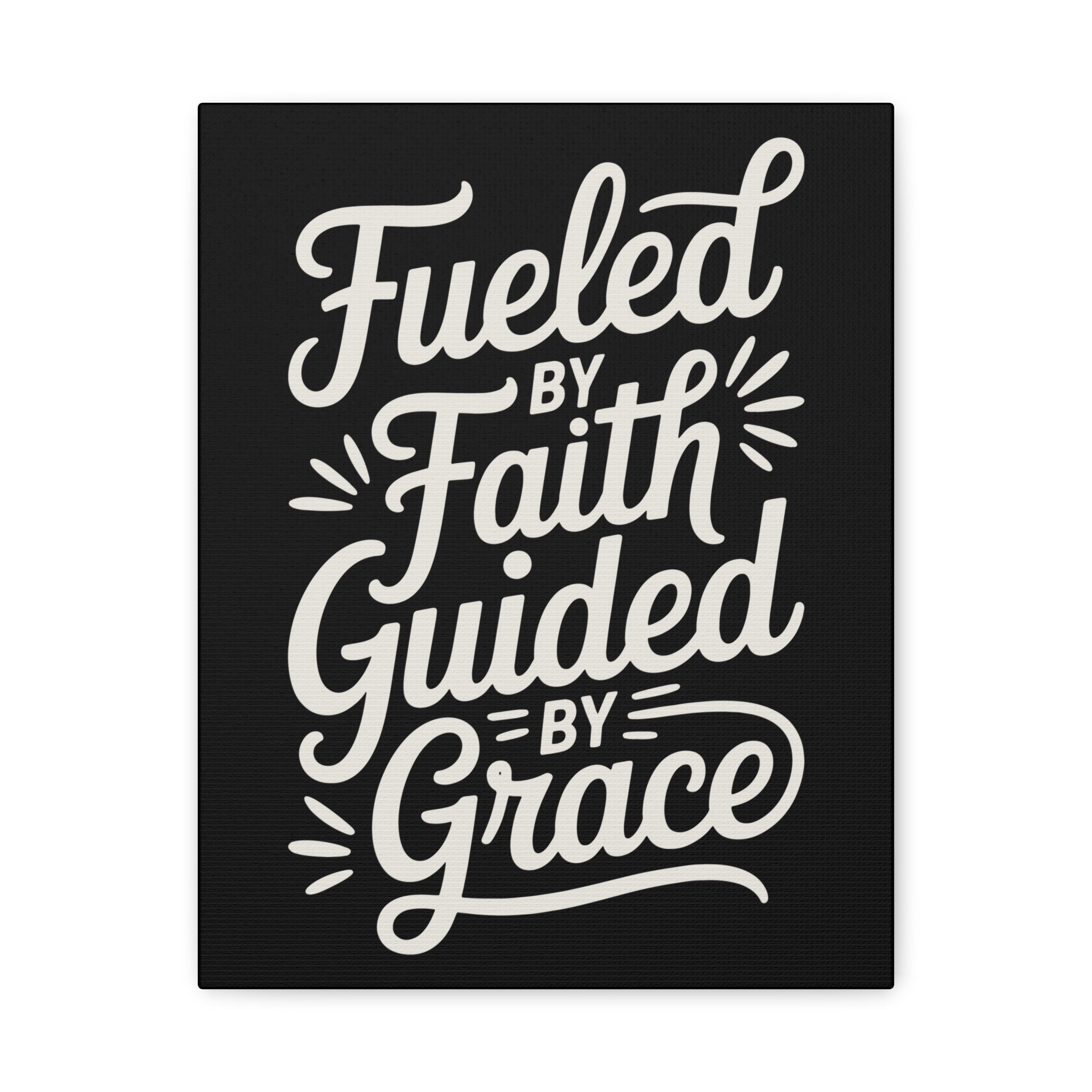Stretched Canvas Art, Motivational Wall Decor, Home Inspirational Art, Faith-Based Decor, Gift for Faith Lovers