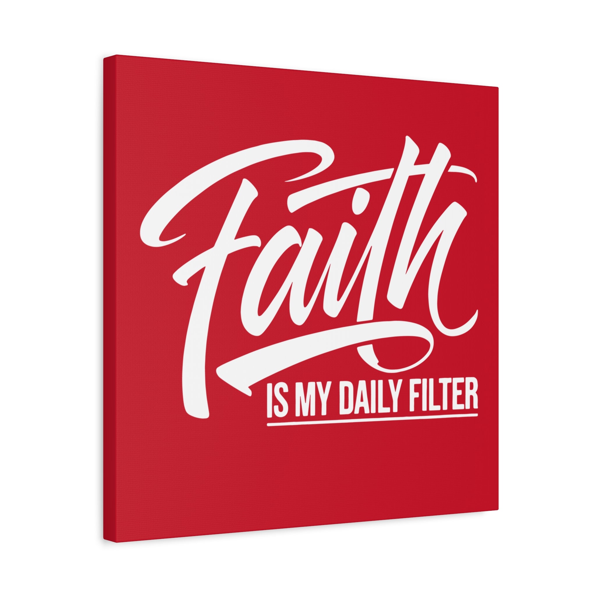 Copy of Inspirational Canvas Wall Art, Faith Quote Decor, Motivational Home Decor, Gray Wall Hanging, Gift for Faith Lovers