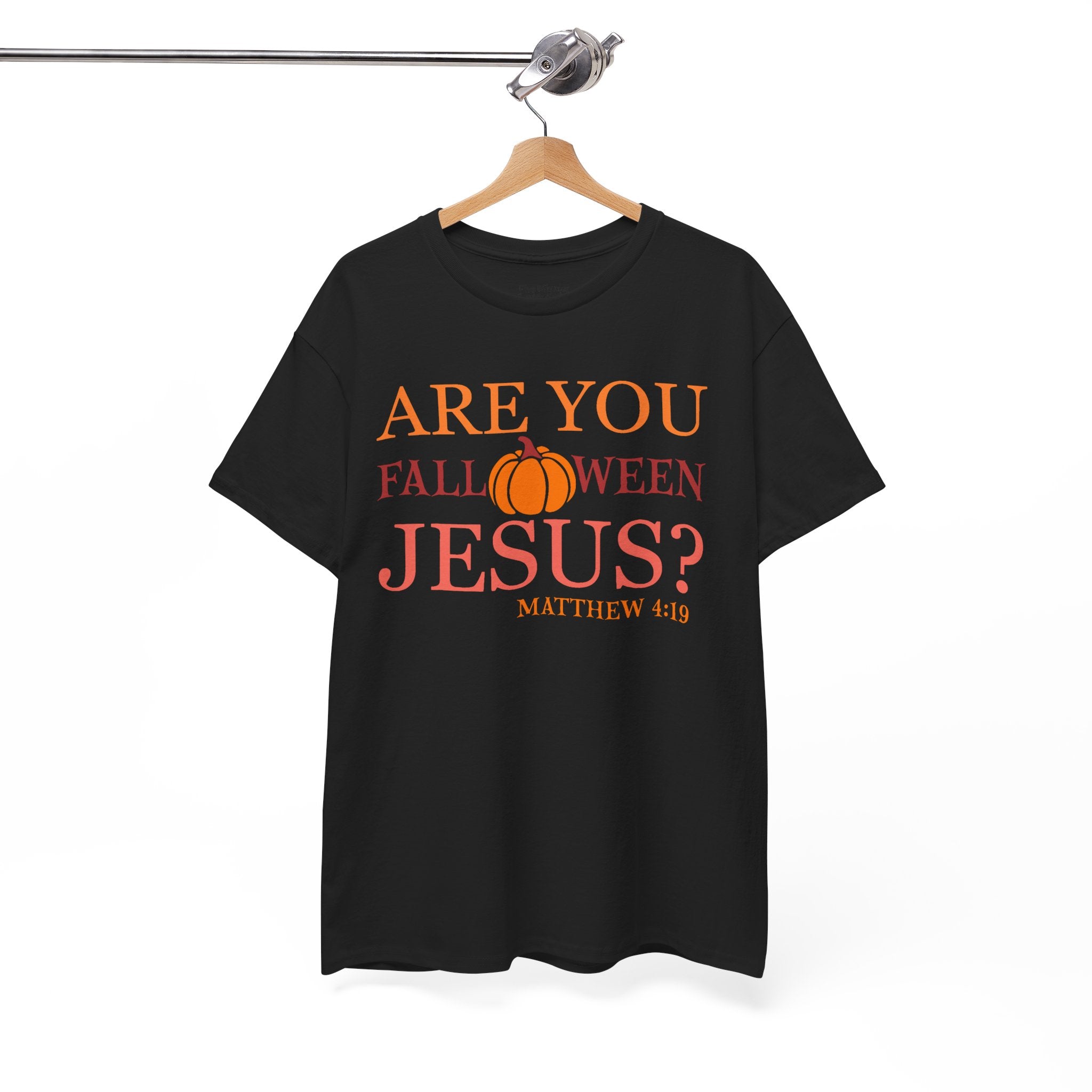 Unisex Heavy Cotton Tee - Are You Halloween Jesus? Festival Shirt, Funny Christian Tee, Fall Apparel, Halloween Party Outfit, Holiday Gift
