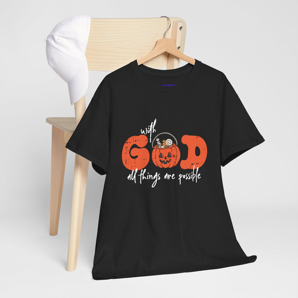 Faith-Inspired Unisex Tee - God All Things Are Possible Shirt
