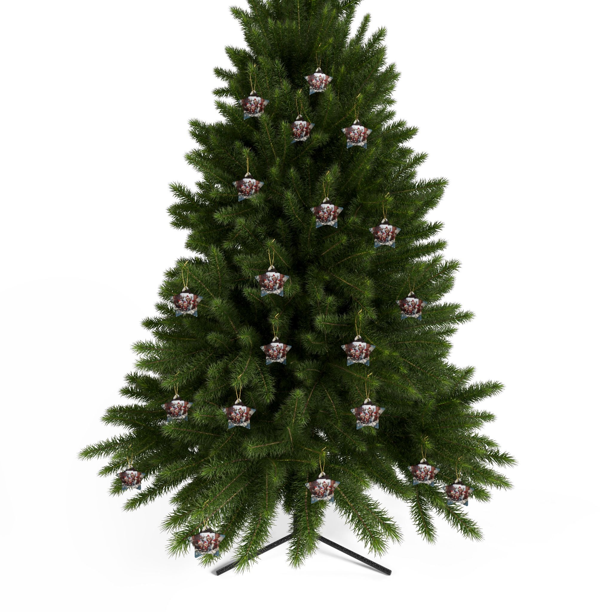 Holiday Ceramic Ornaments - Star Shaped Christmas Decor, Festive Tree Decorations, Unique Gift Ideas, Home and Holiday Decorations, [...]