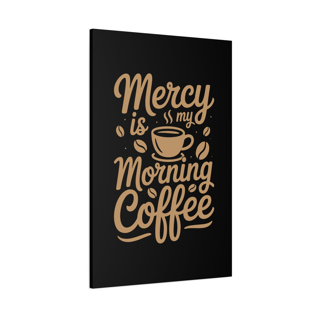 Coffee-Themed Canvas Art Print, Wall Decor for Coffee Lovers, Inspirational Home Decoration, Gift for Friends and Family