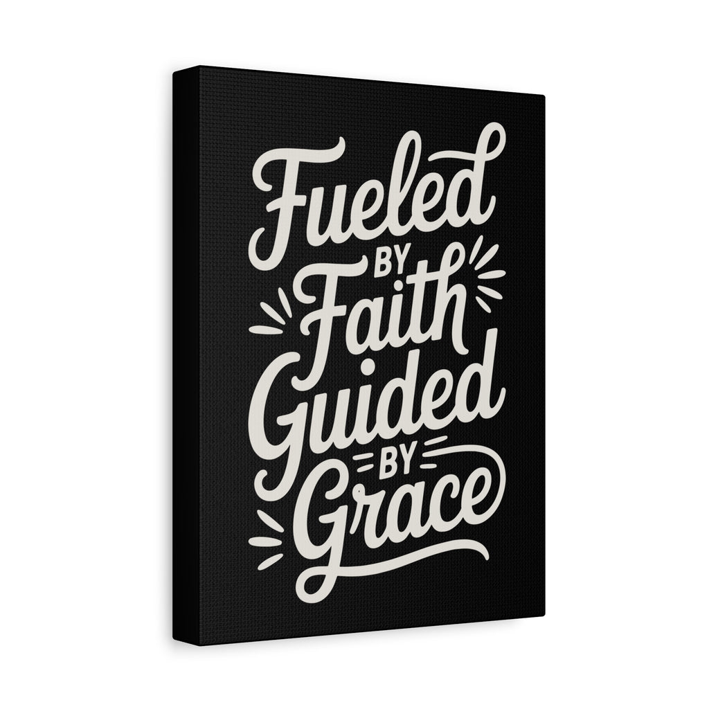 Stretched Canvas Art, Motivational Wall Decor, Home Inspirational Art, Faith-Based Decor, Gift for Faith Lovers