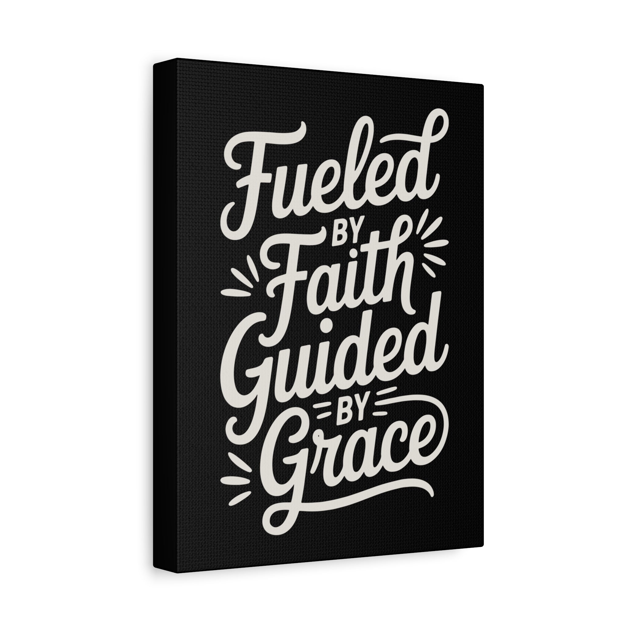 Stretched Canvas Art, Motivational Wall Decor, Home Inspirational Art, Faith-Based Decor, Gift for Faith Lovers