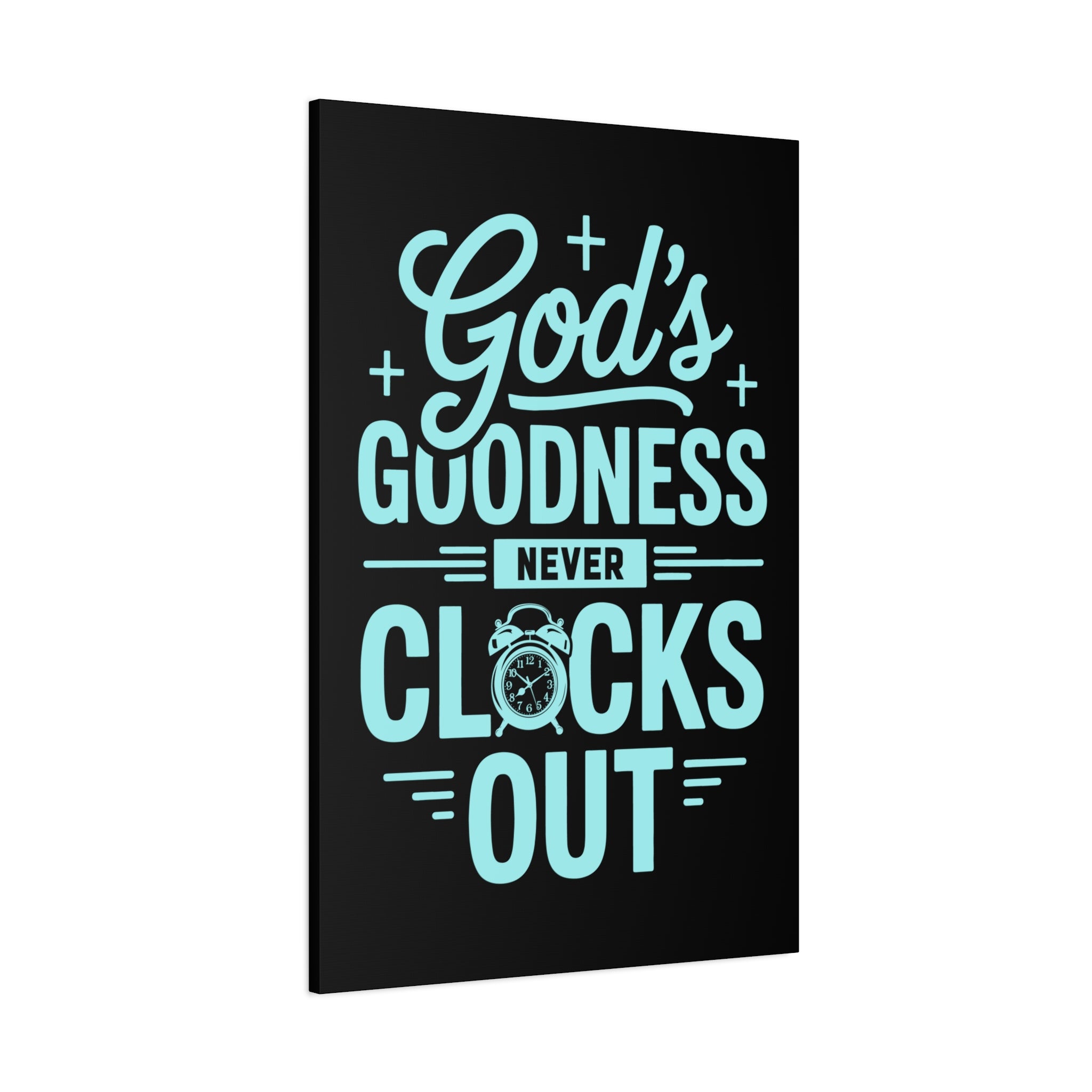 Inspirational Canvas Wall Art, Motivational Decor, Faith-Based Gift, Home Decoration, Religious Wall Art, God's Goodness