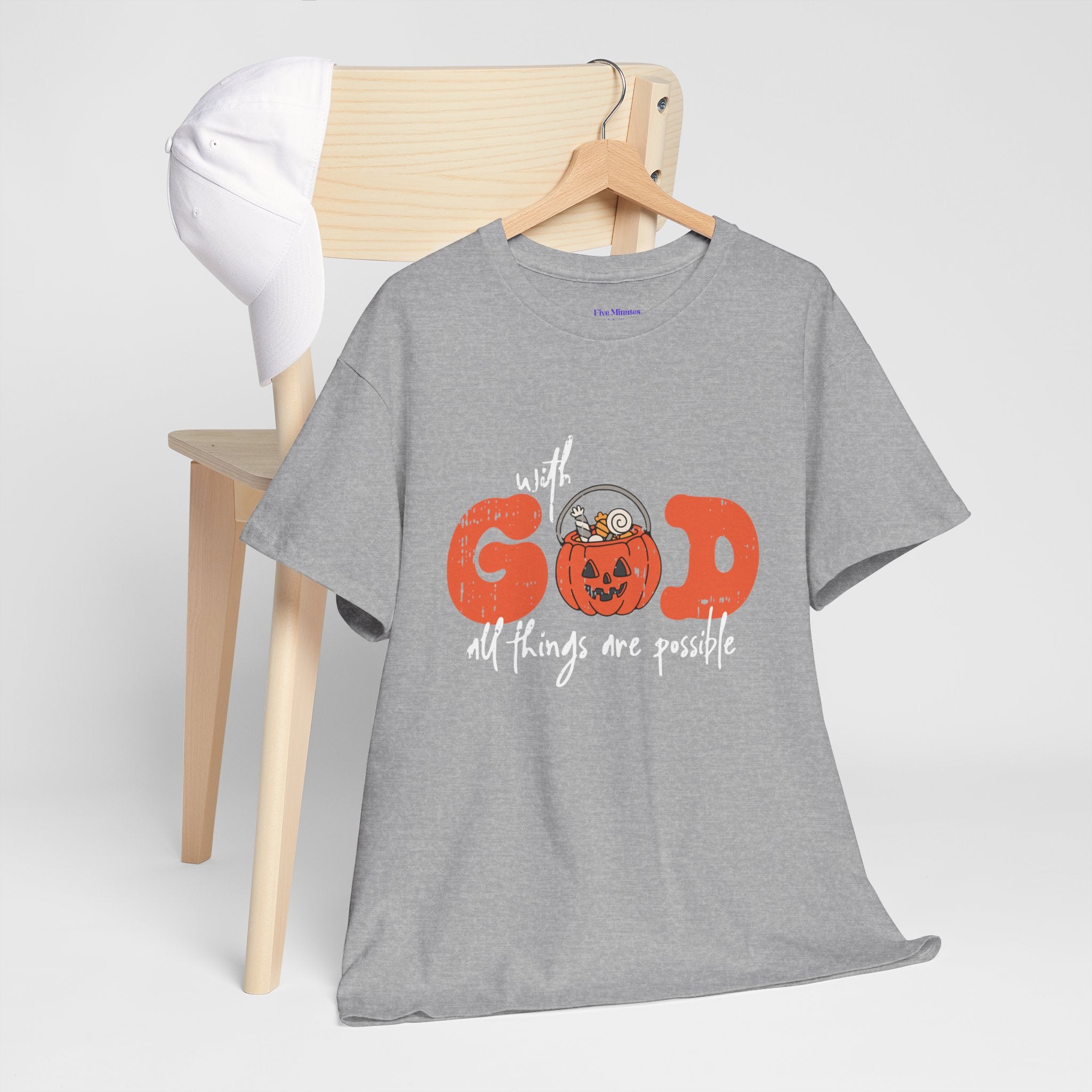 Faith-Inspired Unisex Tee - God All Things Are Possible Shirt