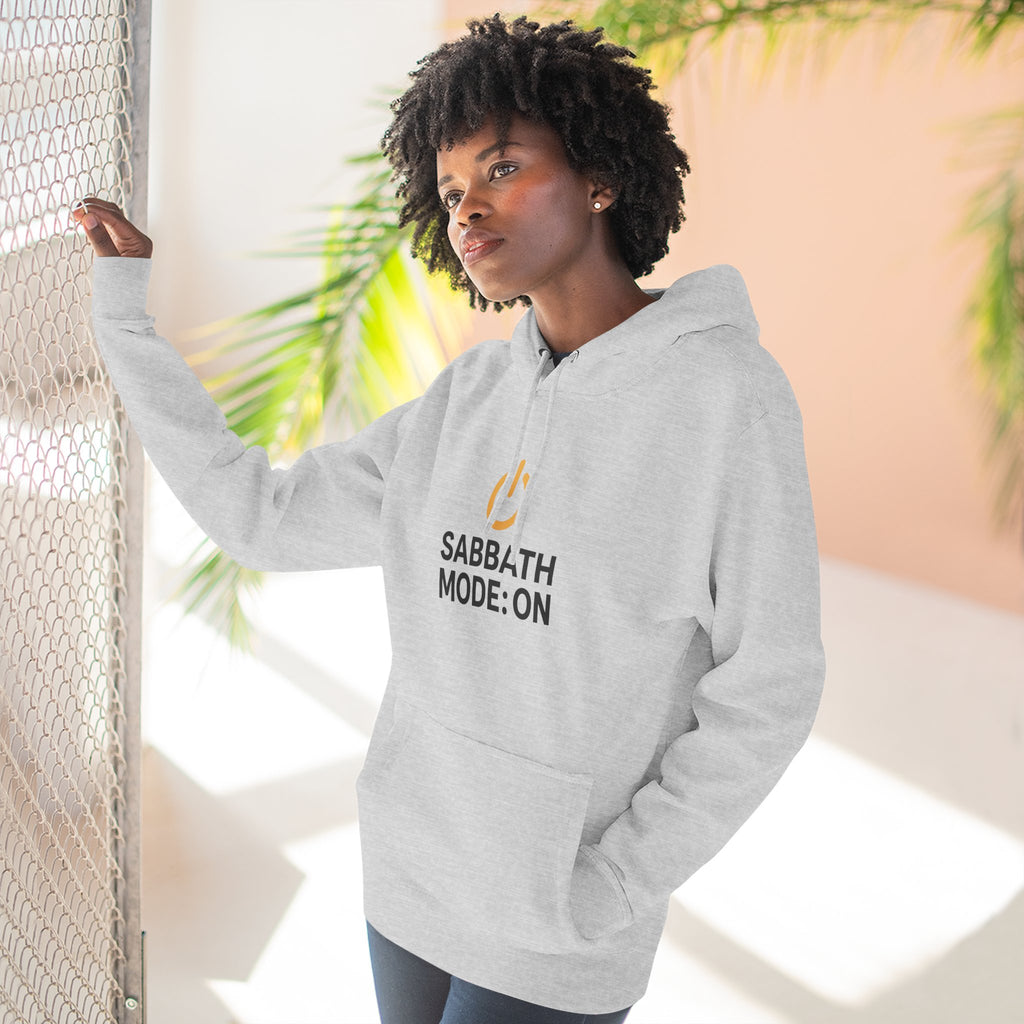Sabbath Mode Fleece Hoodie | Faith Apparel, Religious Gift, Comfortable Hoodie, Cozy Wear, Spiritual Fashion
