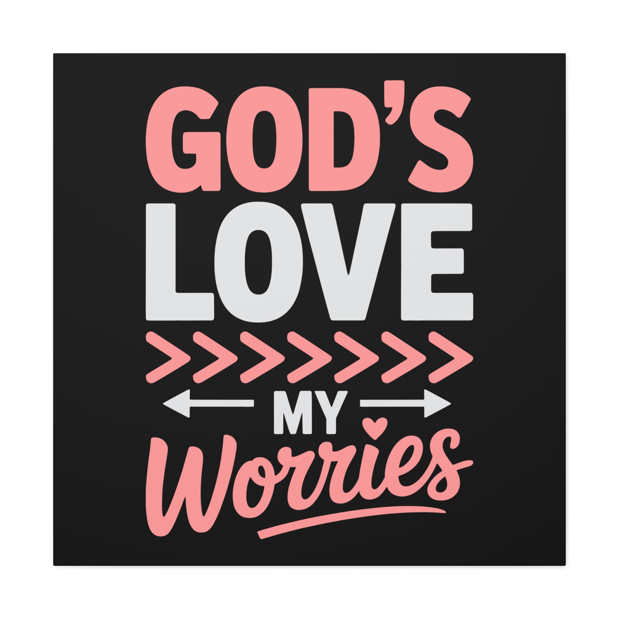 Inspirational Canvas Wall Art, Home Decor, Christian Gift, Motivational Wall Art, Stress Relief Decor, Housewarming Gift