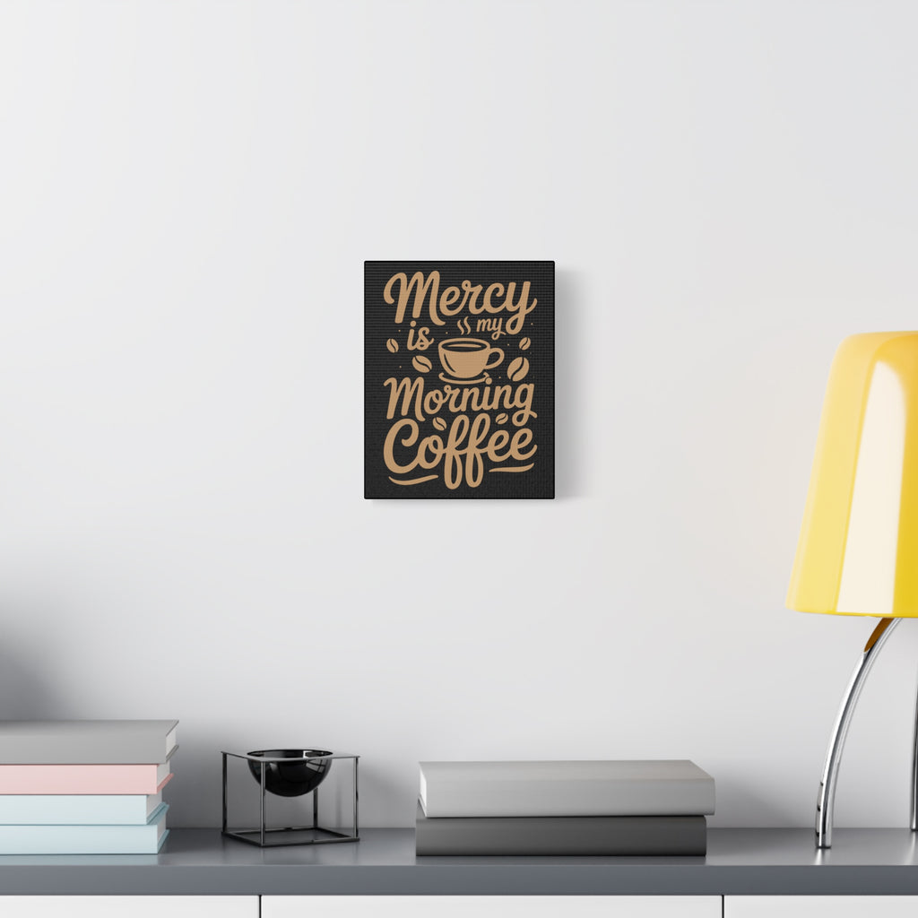 Coffee-Themed Canvas Art Print, Wall Decor for Coffee Lovers, Inspirational Home Decoration, Gift for Friends and Family