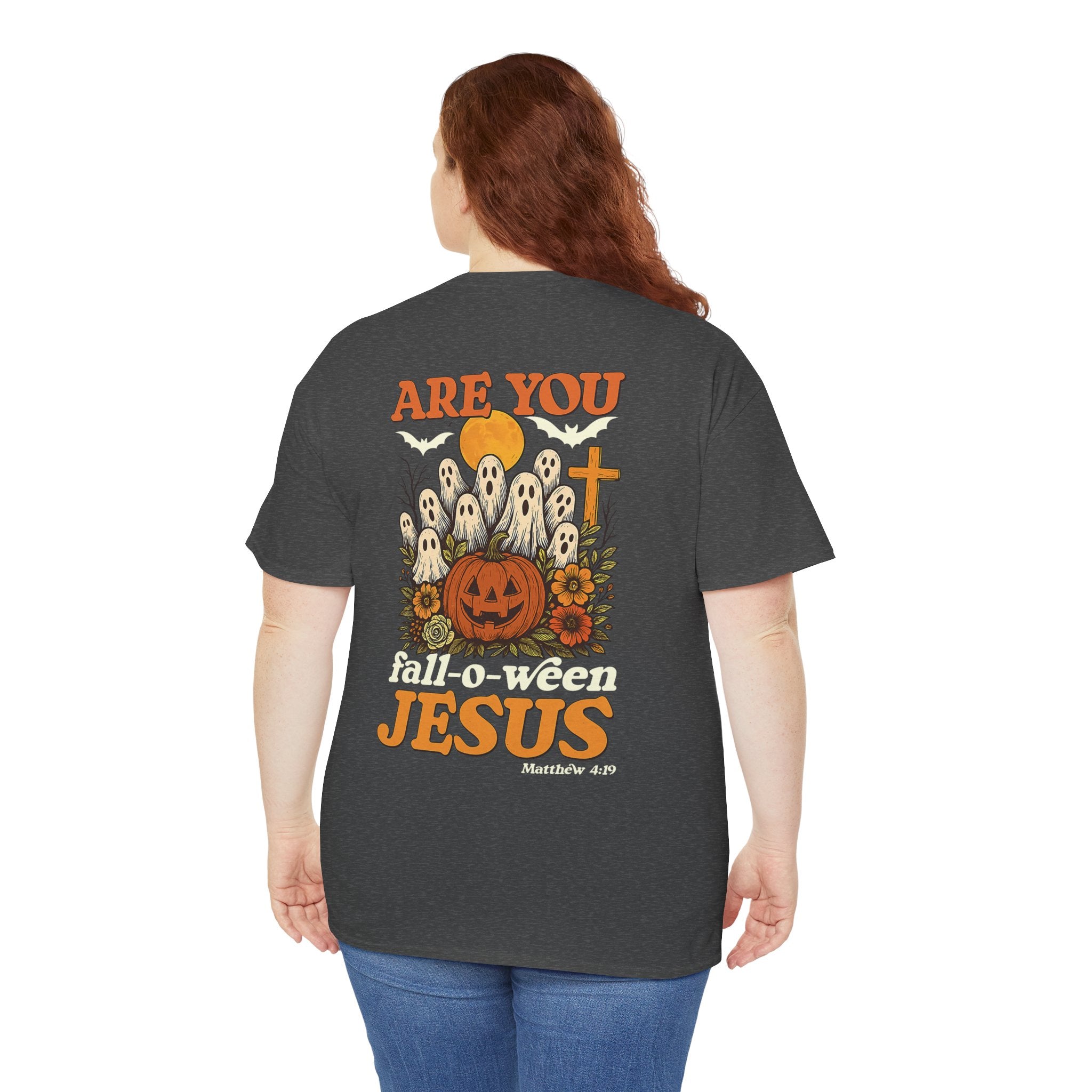 Halloween Faith Tee - Jesus is My Boo, Unisex T-Shirt for Halloween, Christian Halloween Shirt, Gift for Christian Friends, Spooky [...]
