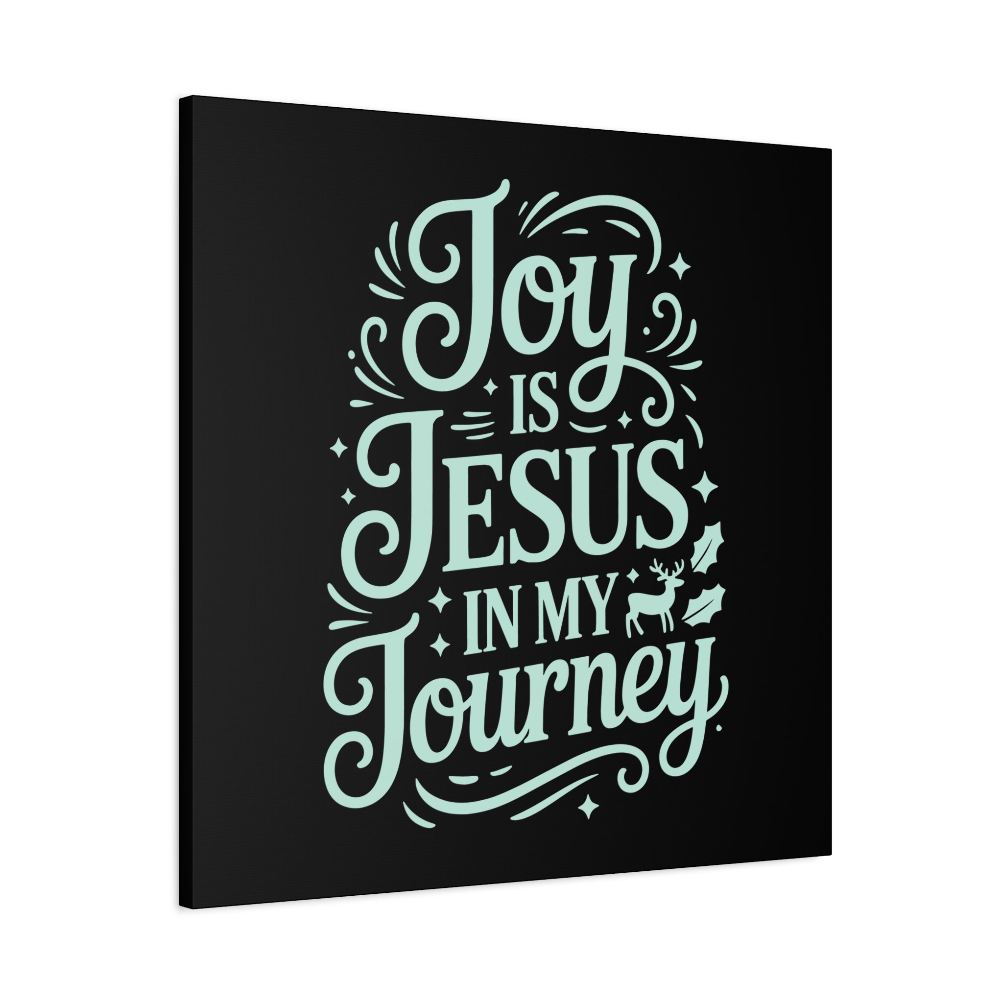 Joy in My Journey Canvas Wall Art, Religious Decor, Christmas Gift, Inspirational Wall Art, Joyful Home Decoration, Faith-Based Art