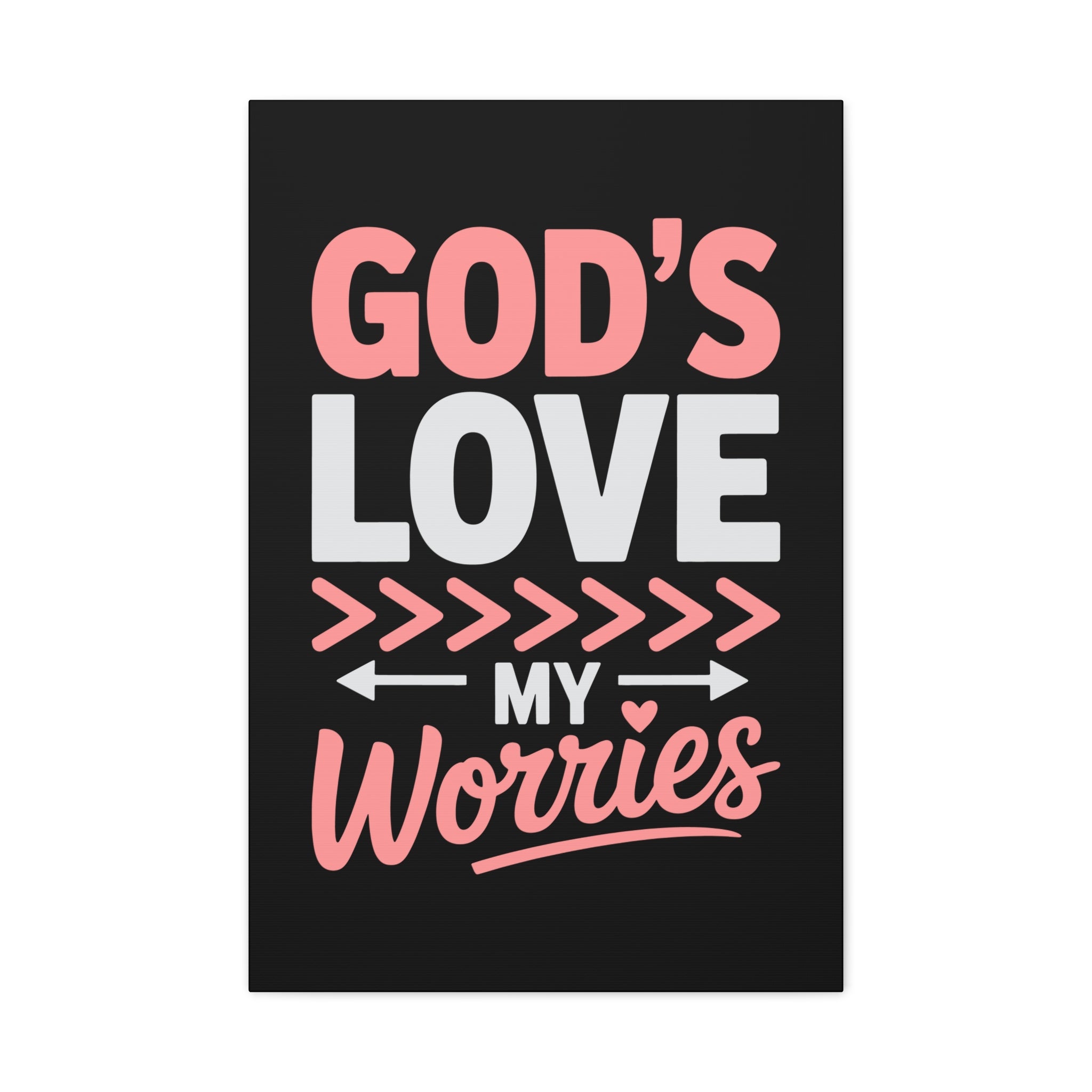 Inspirational Canvas Wall Art, Home Decor, Christian Gift, Motivational Wall Art, Stress Relief Decor, Housewarming Gift