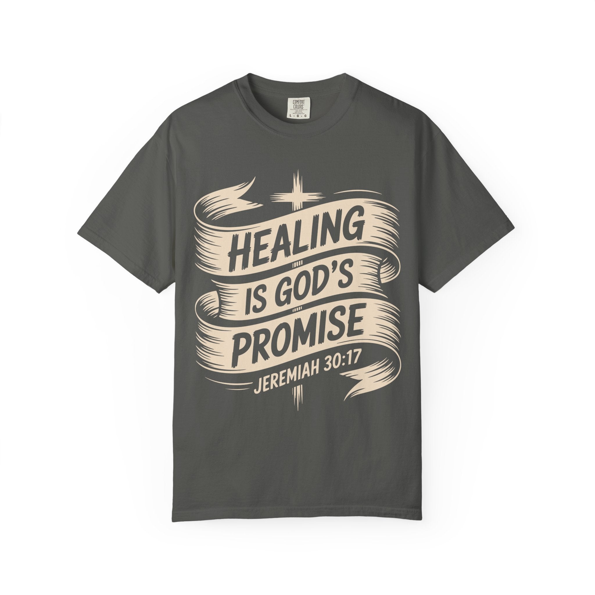 Healing is God's Promise T-Shirt, Faith-Based Apparel
