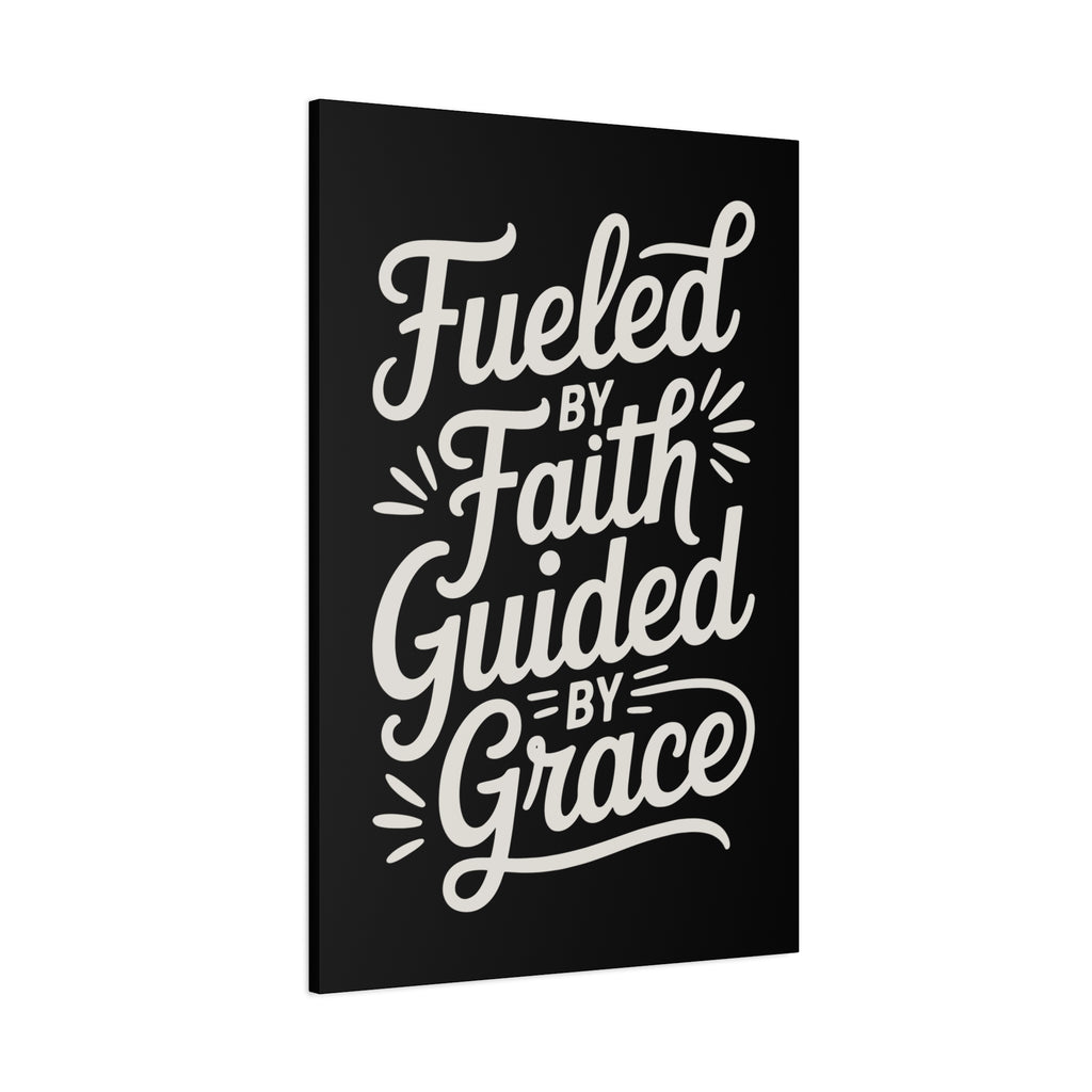 Stretched Canvas Art, Motivational Wall Decor, Home Inspirational Art, Faith-Based Decor, Gift for Faith Lovers