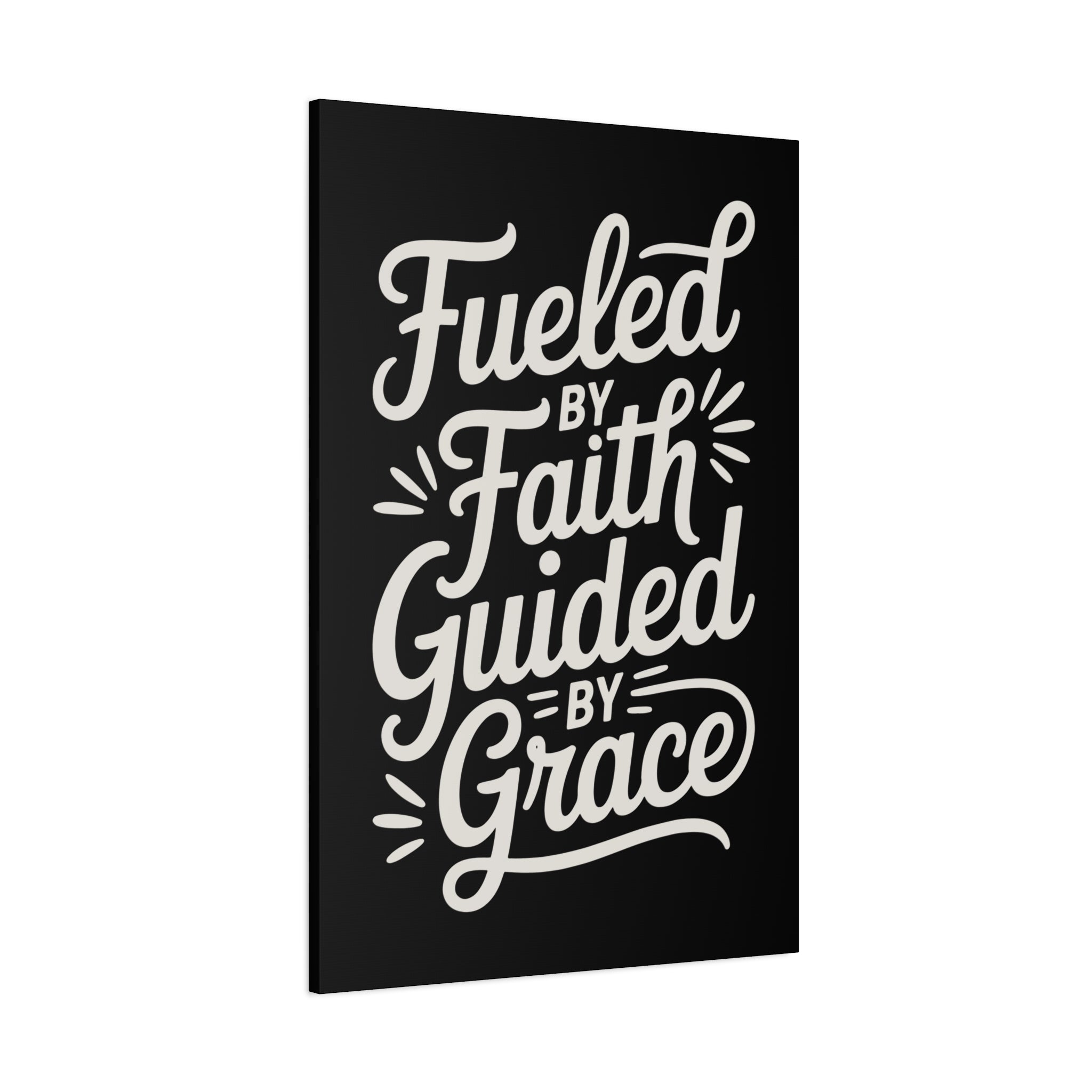 Stretched Canvas Art, Motivational Wall Decor, Home Inspirational Art, Faith-Based Decor, Gift for Faith Lovers