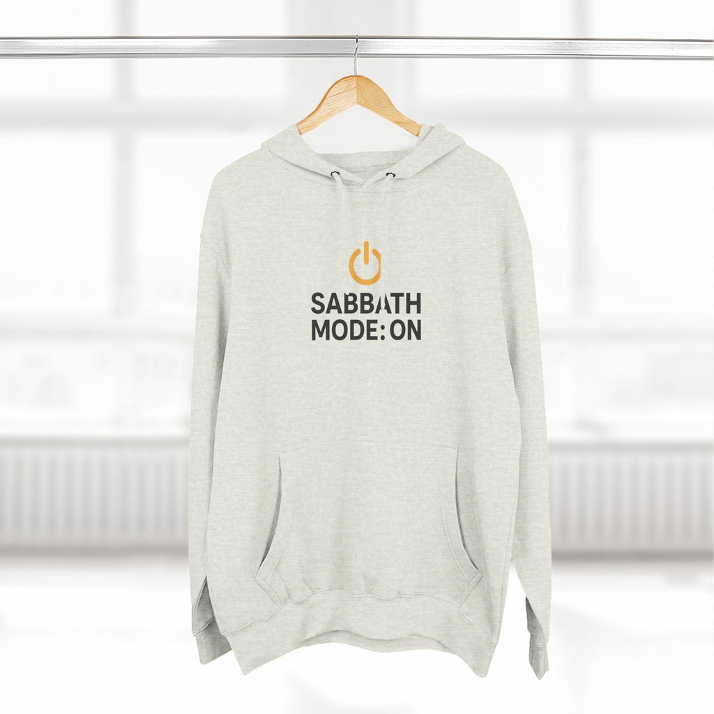 Sabbath Mode Fleece Hoodie | Faith Apparel, Religious Gift, Comfortable Hoodie, Cozy Wear, Spiritual Fashion