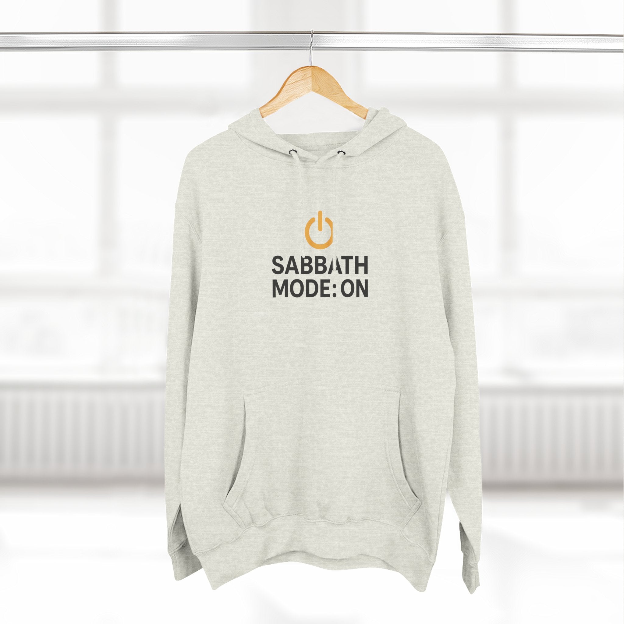 Sabbath Mode Fleece Hoodie | Faith Apparel, Religious Gift, Comfortable Hoodie, Cozy Wear, Spiritual Fashion
